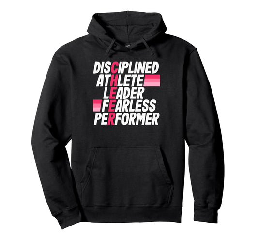Cheerleader Cheerleading Cheer Teen Mom Hoodie - Graphic Print Men Women - T-Shirt, Sweatshirt, Hoodie