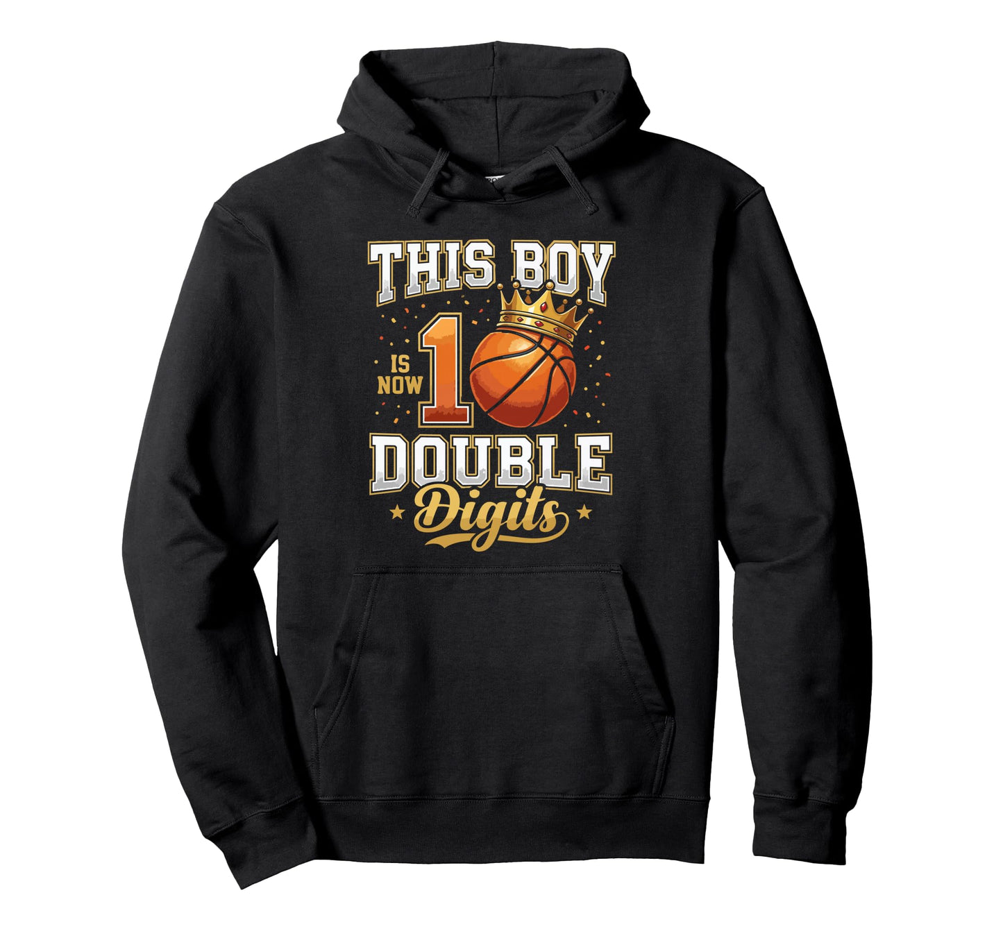 This Is 10 Double Digits Basketball 10Th Hoodie - Novelty Apparel Unisex - T-Shirt, Sweatshirt, Hoodie