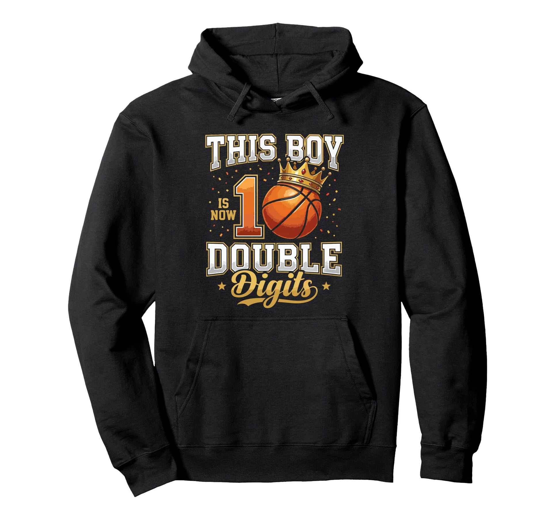 This Is 10 Double Digits Basketball 10Th Hoodie - Novelty Apparel Unisex - T-Shirt, Sweatshirt, Hoodie