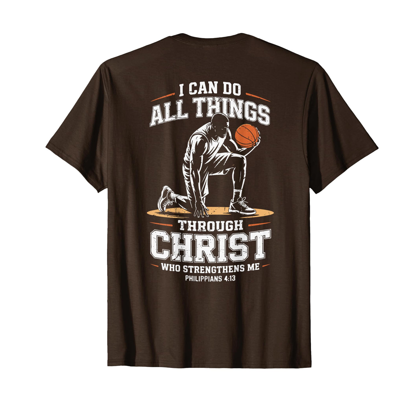 Mens Christian Basketball Bible Verse T-Shirt - Aesthetic Graphic Unisex - T-Shirt, Sweatshirt, Hoodie