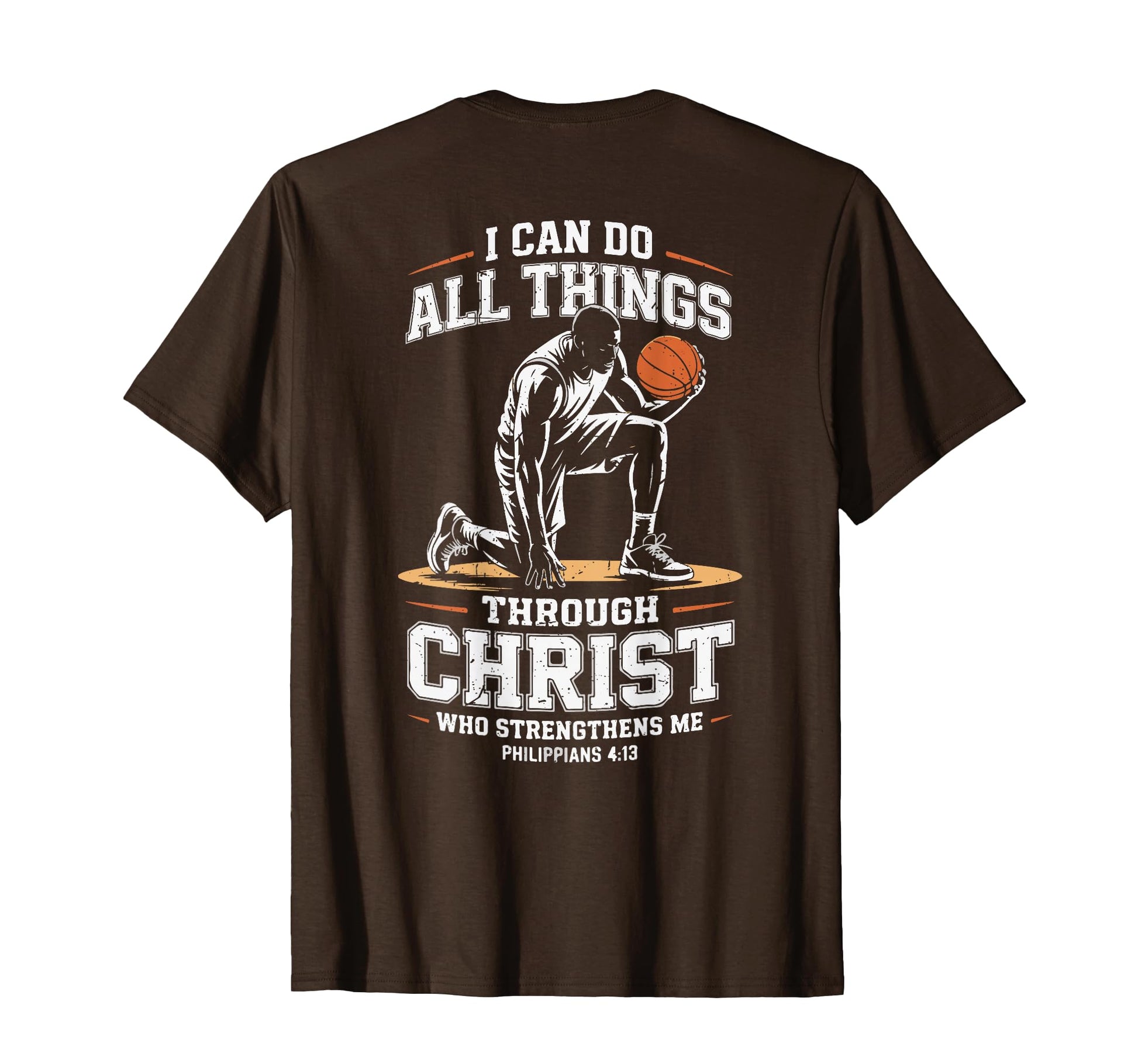 Mens Christian Basketball Bible Verse T-Shirt - Aesthetic Graphic Unisex - T-Shirt, Sweatshirt, Hoodie