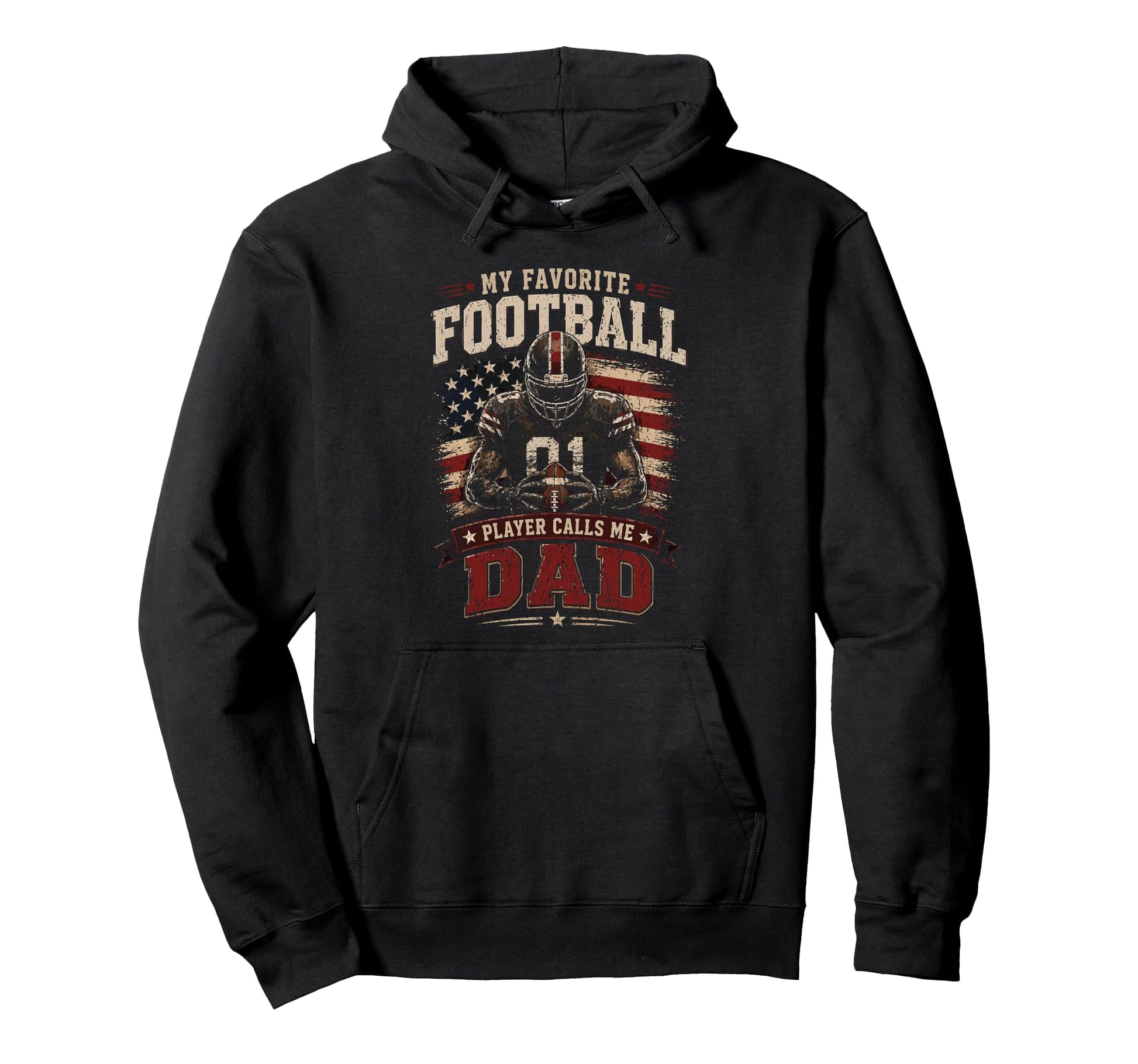 My Favorite Football Player Calls Me Hoodie - Aesthetic Graphic for Adults - T-Shirt, Sweatshirt, Hoodie