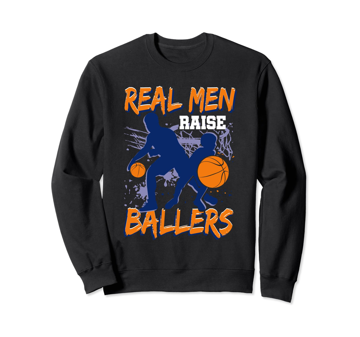 Dad Basketball Dad Fathers Day Sweatshirt - Fun Novelty Design for Adults - T-Shirt, Sweatshirt, Hoodie