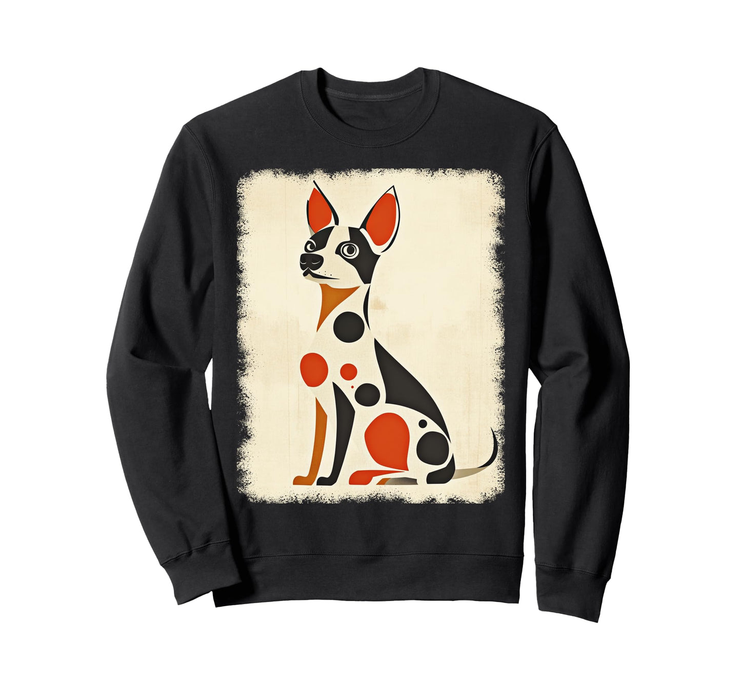 Mid Century Modern Dogs 50S 60S Sweatshirt - Fun Novelty Design for Adults - T-Shirt, Sweatshirt, Hoodie