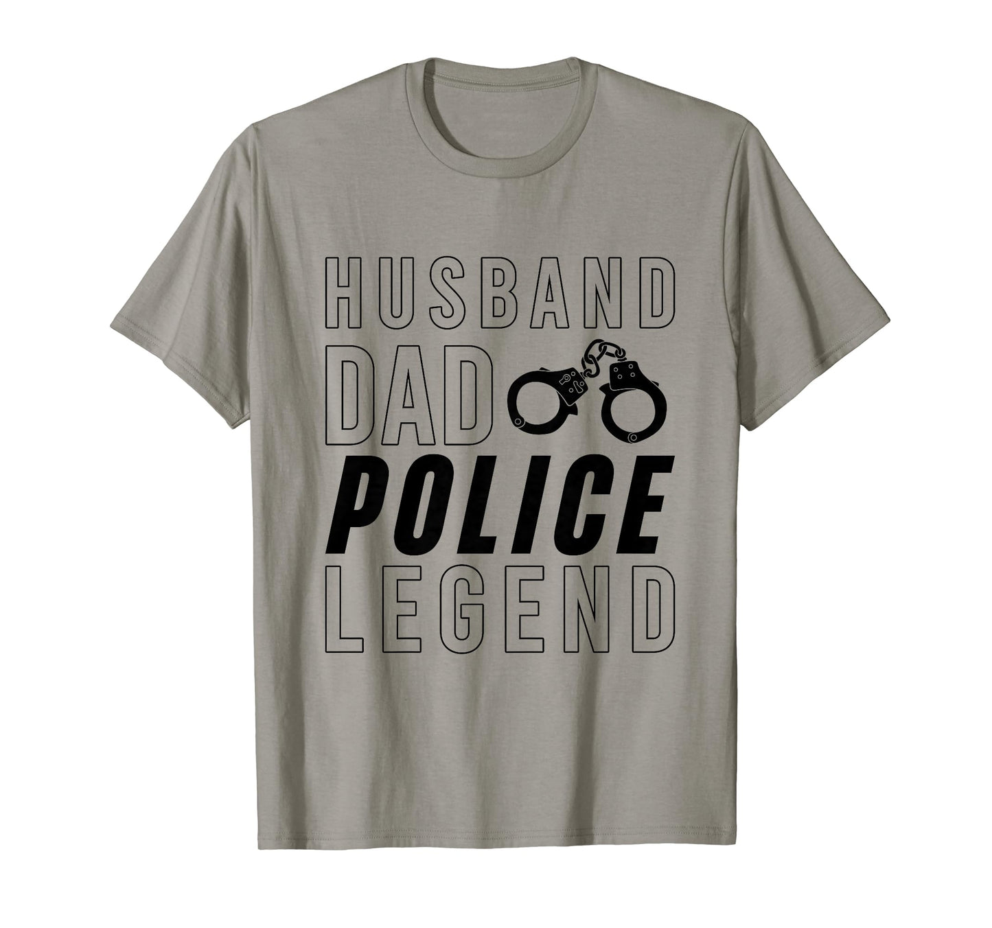 Husband Dad Police Legend T-Shirt - Unique Graphic Unisex - T-Shirt, Sweatshirt, Hoodie