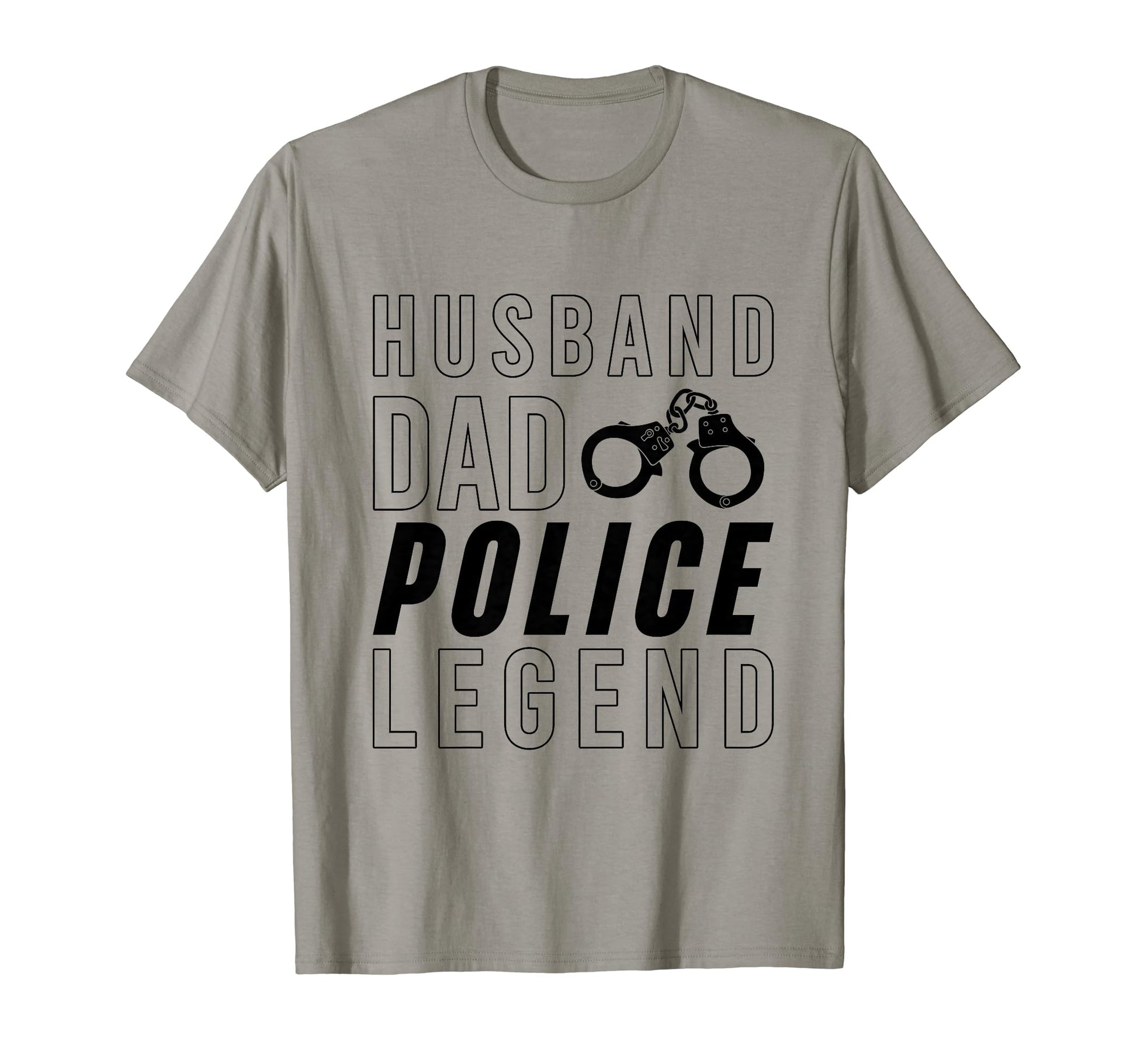 Husband Dad Police Legend T-Shirt - Unique Graphic Unisex - T-Shirt, Sweatshirt, Hoodie