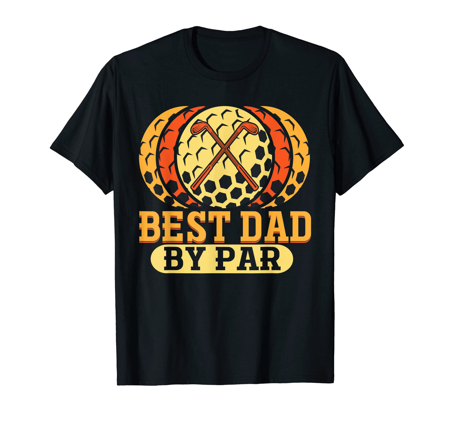 Mens Best Dad Par Father S Day Golf T-Shirt - Custom Art Print Unisex - T-Shirt, Sweatshirt, Hoodie