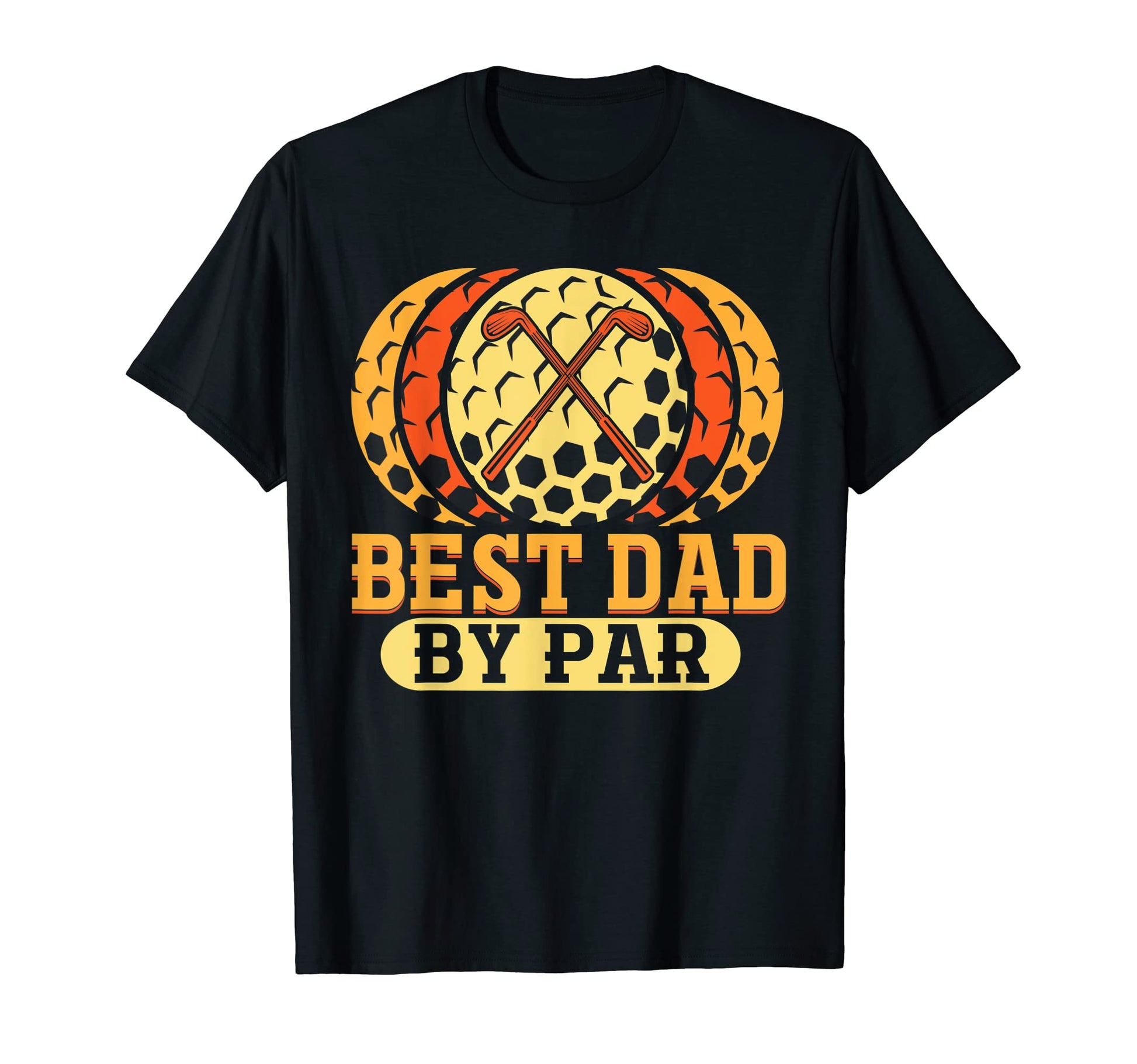 Mens Best Dad Par Father S Day Golf T-Shirt - Custom Art Print Unisex - T-Shirt, Sweatshirt, Hoodie