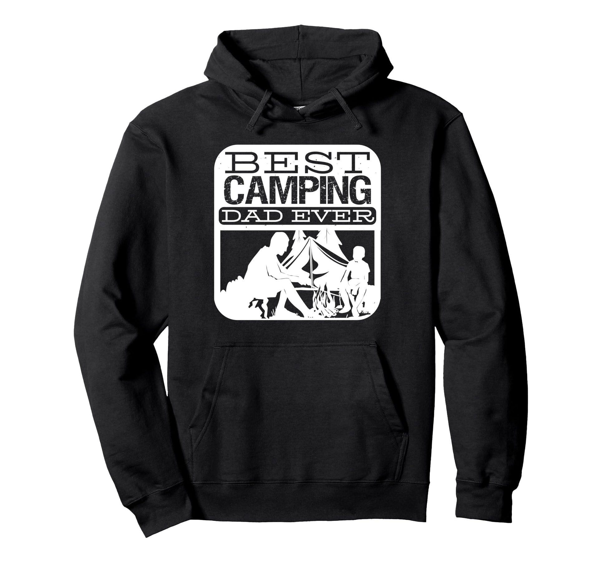 Best Camping Dad Ever Funny Camping Hoodie - Aesthetic Graphic Men Women - T-Shirt, Sweatshirt, Hoodie
