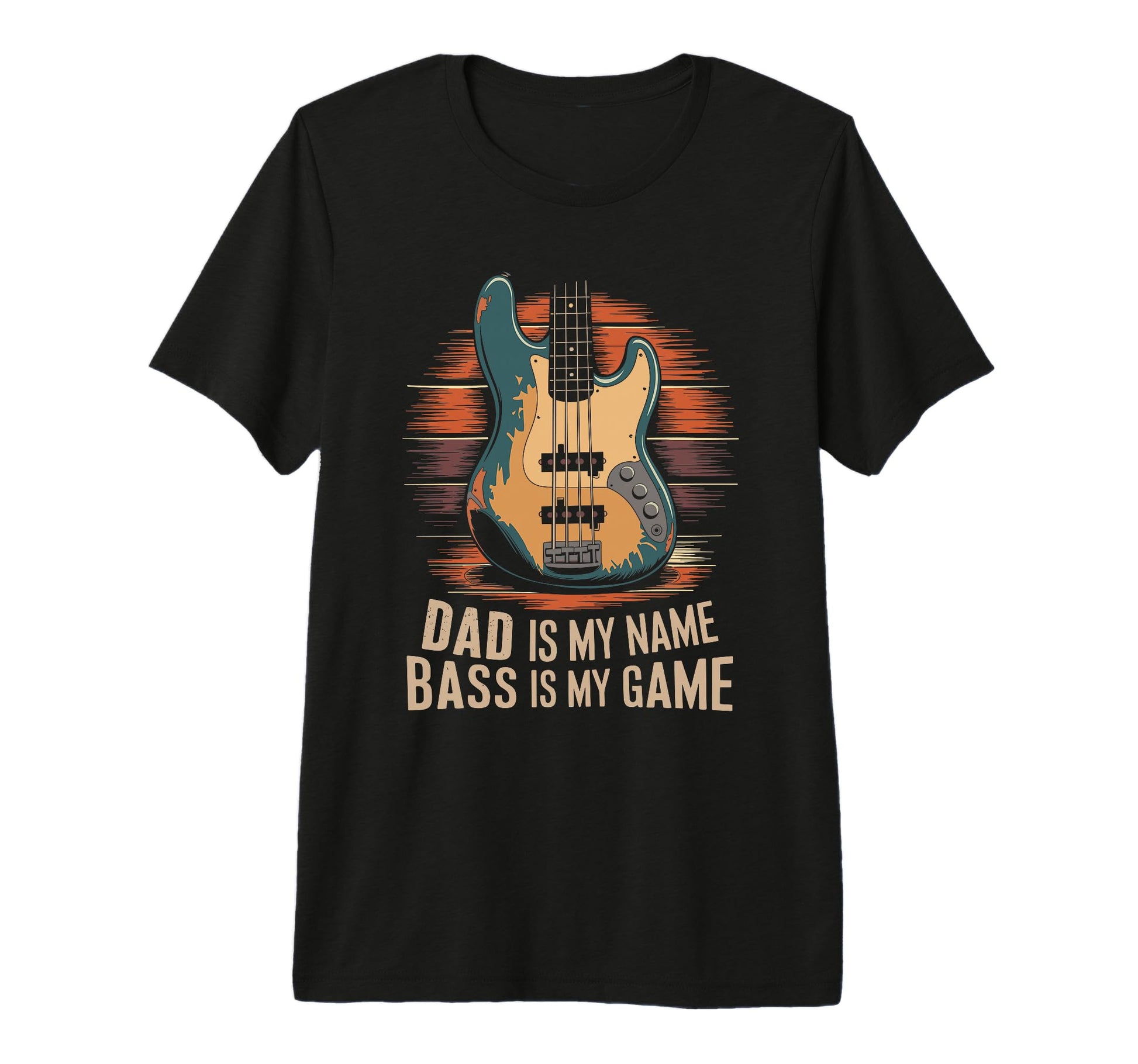 Mens Bass Guitar Player Dad And Bassist T-Shirt - Unique Graphic Unisex - T-Shirt, Sweatshirt, Hoodie
