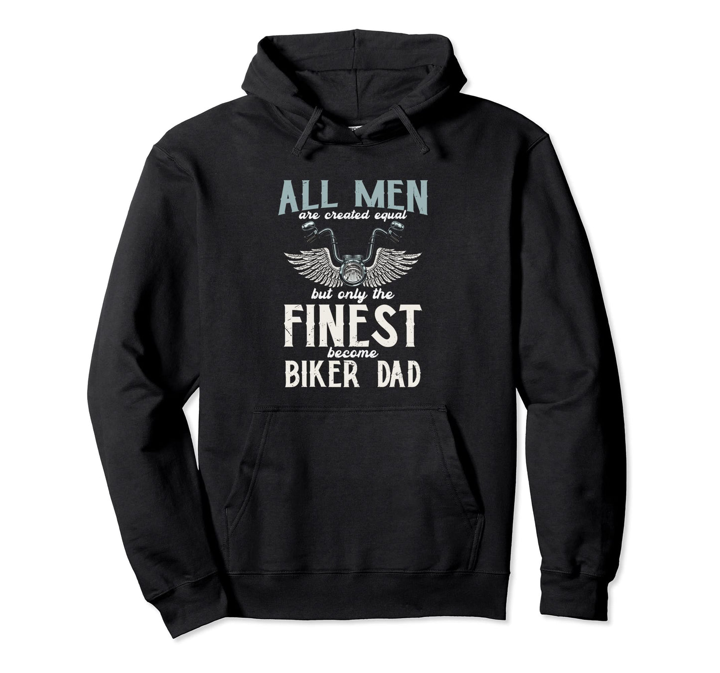 All Created Equal But Only Finest Biker Hoodie - Fun Novelty Design Unisex - T-Shirt, Sweatshirt, Hoodie