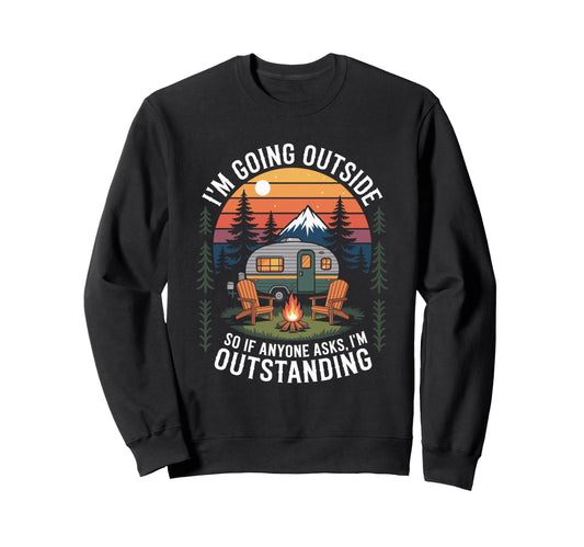 Camp Camping Father Outdoor Camper Sweatshirt - Novelty Apparel Men Women - T-Shirt, Sweatshirt, Hoodie