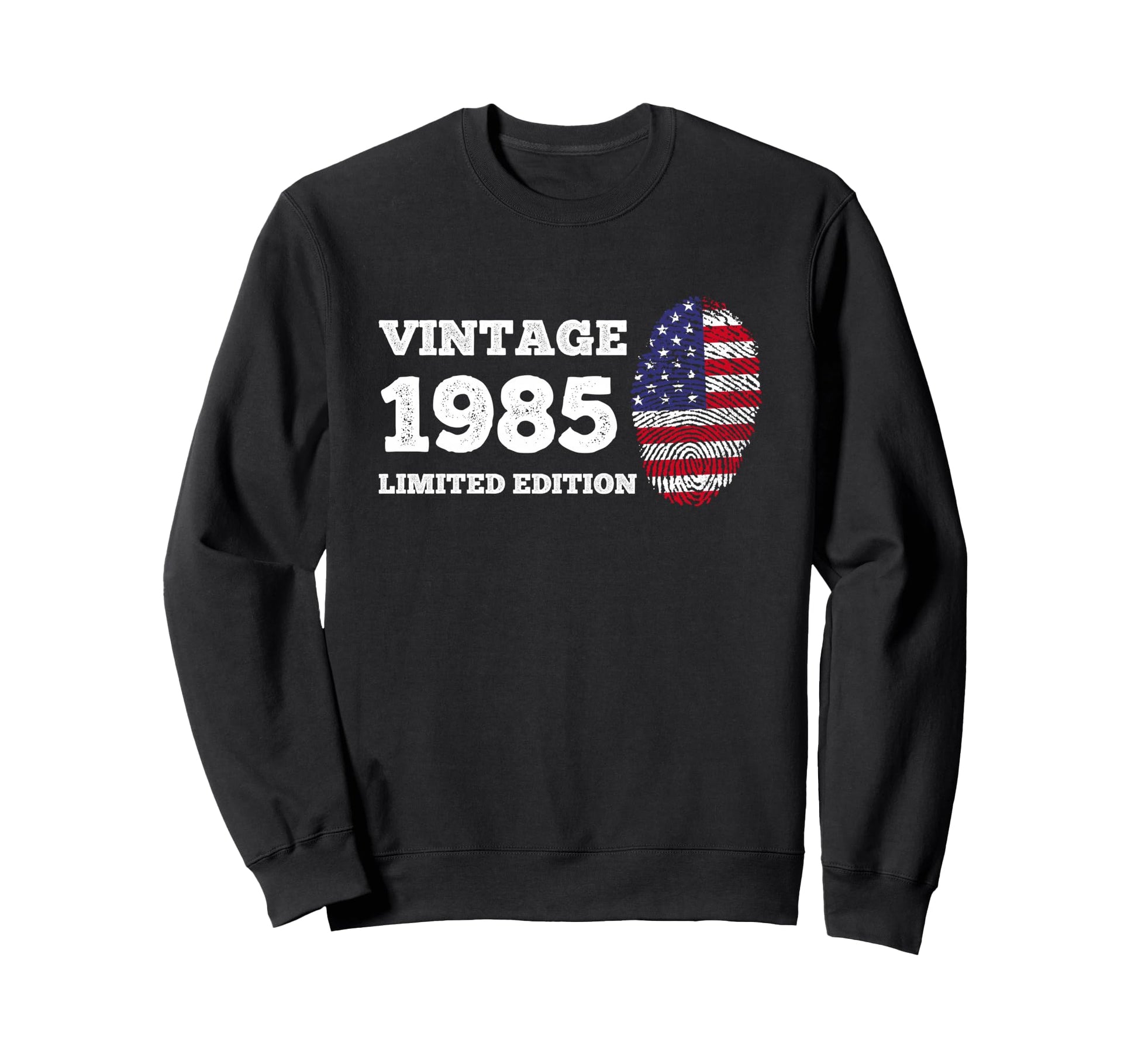1985 Usa American Flag 41 Year Old Sweatshirt - Custom Art Print Unisex - T-Shirt, Sweatshirt, Hoodie