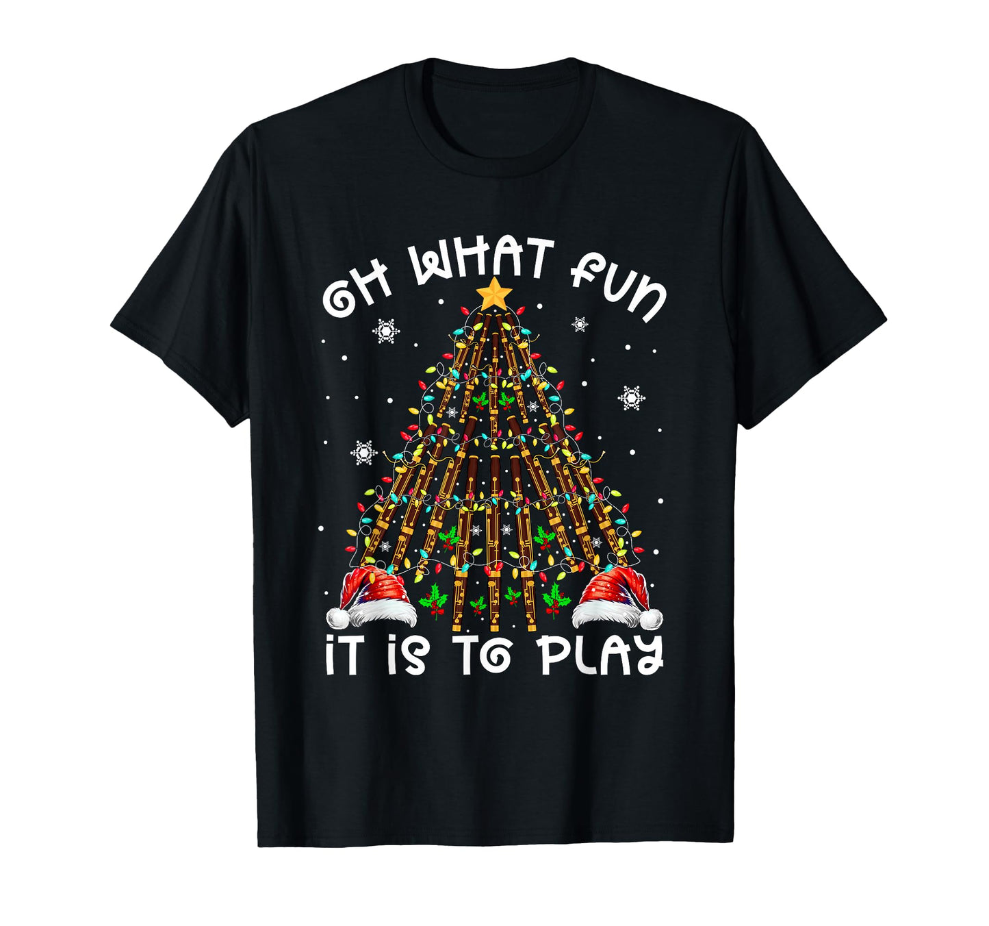 Funny It Is To Play Santa Hats T-Shirt - Trendy Graphic for Adults - T-Shirt, Sweatshirt, Hoodie