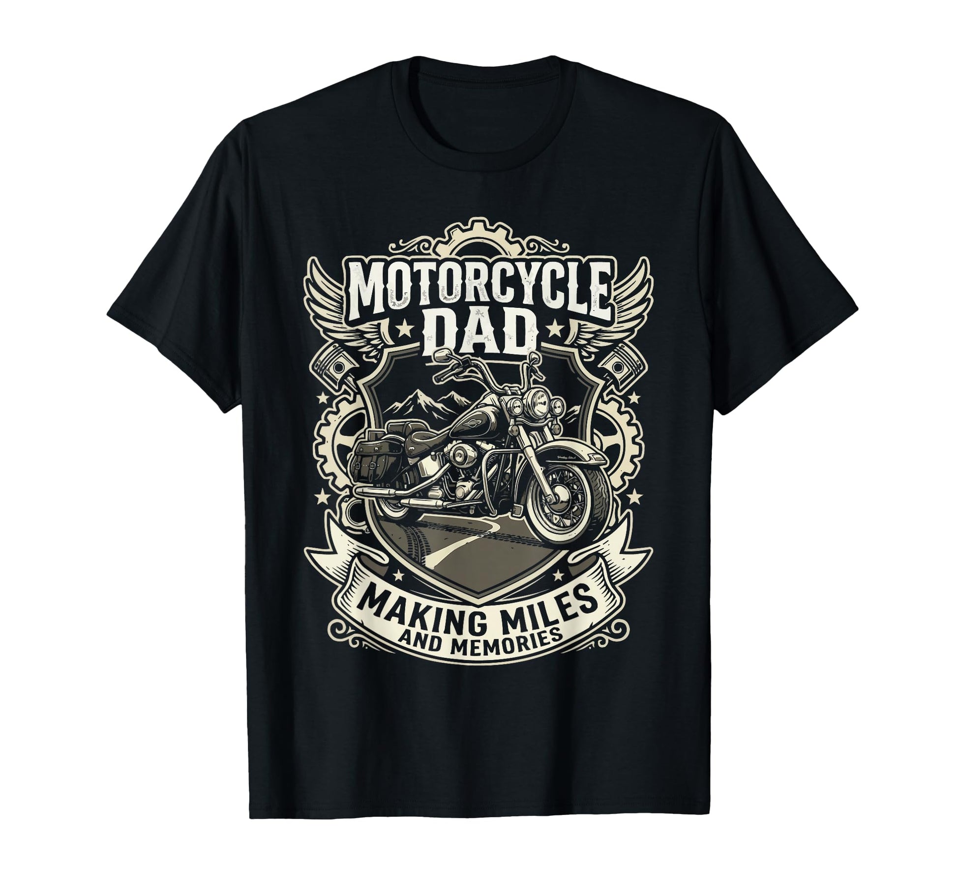 Motorcycle Dad Motorcyle Rider Daddy T-Shirt - Fun Novelty Design Unisex - T-Shirt, Sweatshirt, Hoodie