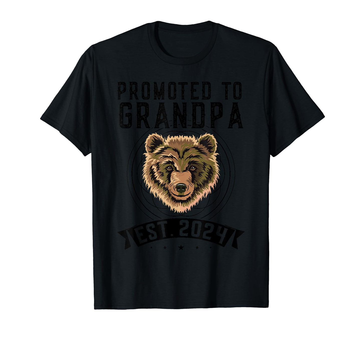 Promoted To Grandpa Est 2024 Grandpa T-Shirt - Minimalist Print for Adults - T-Shirt, Sweatshirt, Hoodie