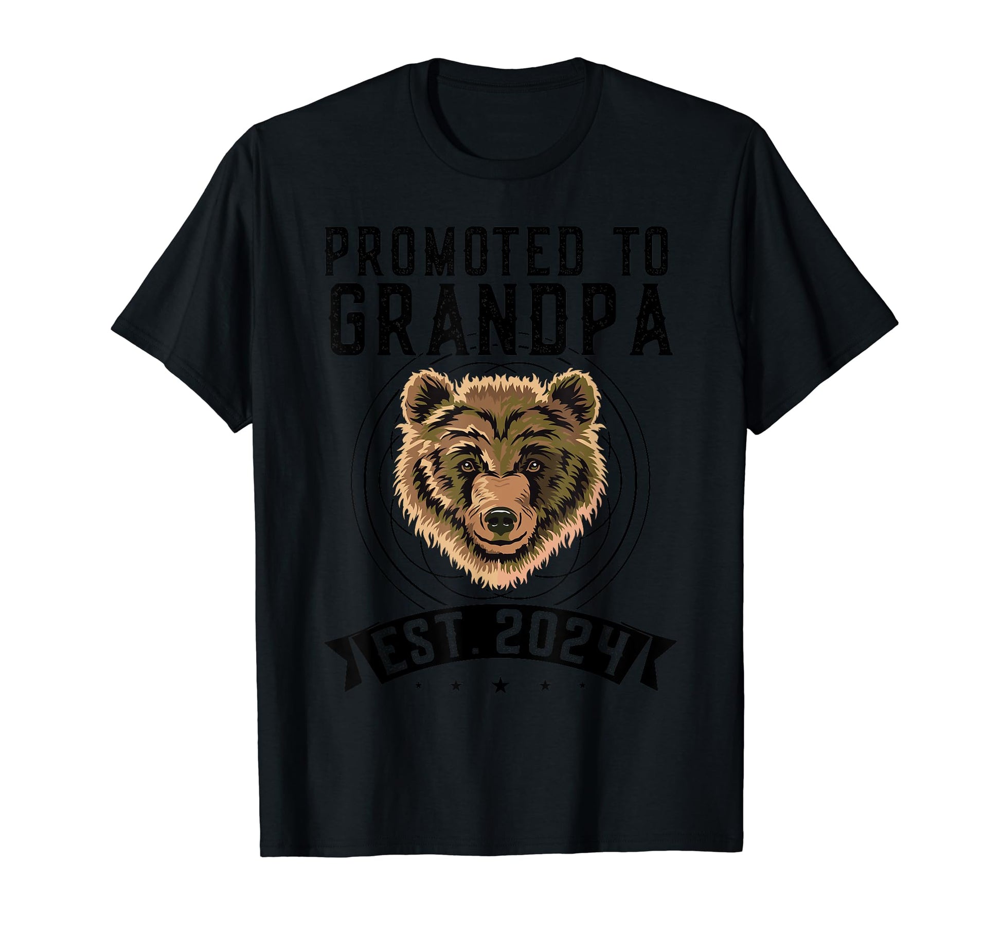 Promoted To Grandpa Est 2024 Grandpa T-Shirt - Minimalist Print for Adults - T-Shirt, Sweatshirt, Hoodie
