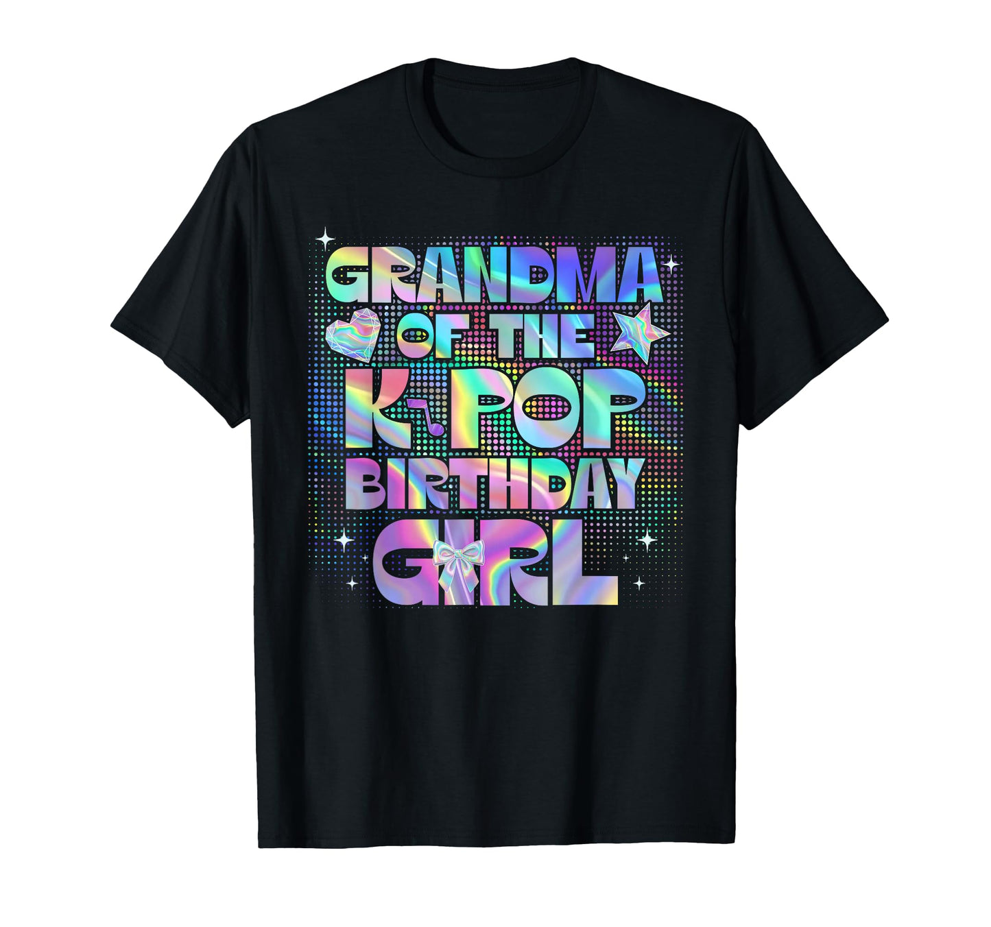 Grandma K Pop Birthday Korean Music T-Shirt - Custom Art Print Unisex - T-Shirt, Sweatshirt, Hoodie