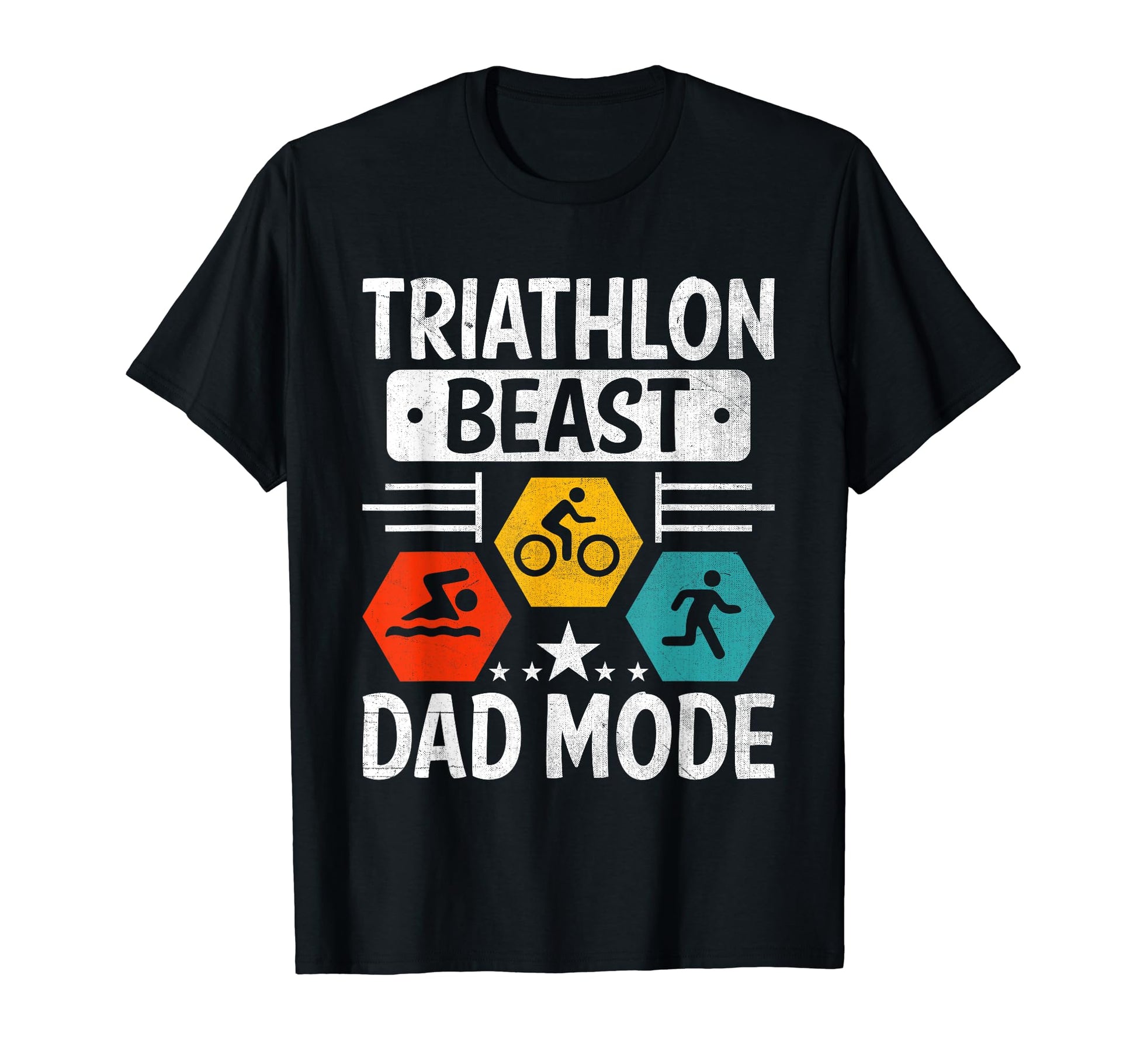 Triathlon Dad Swim Bike Run Triathlete T-Shirt - Novelty Apparel Men Women - T-Shirt, Sweatshirt, Hoodie