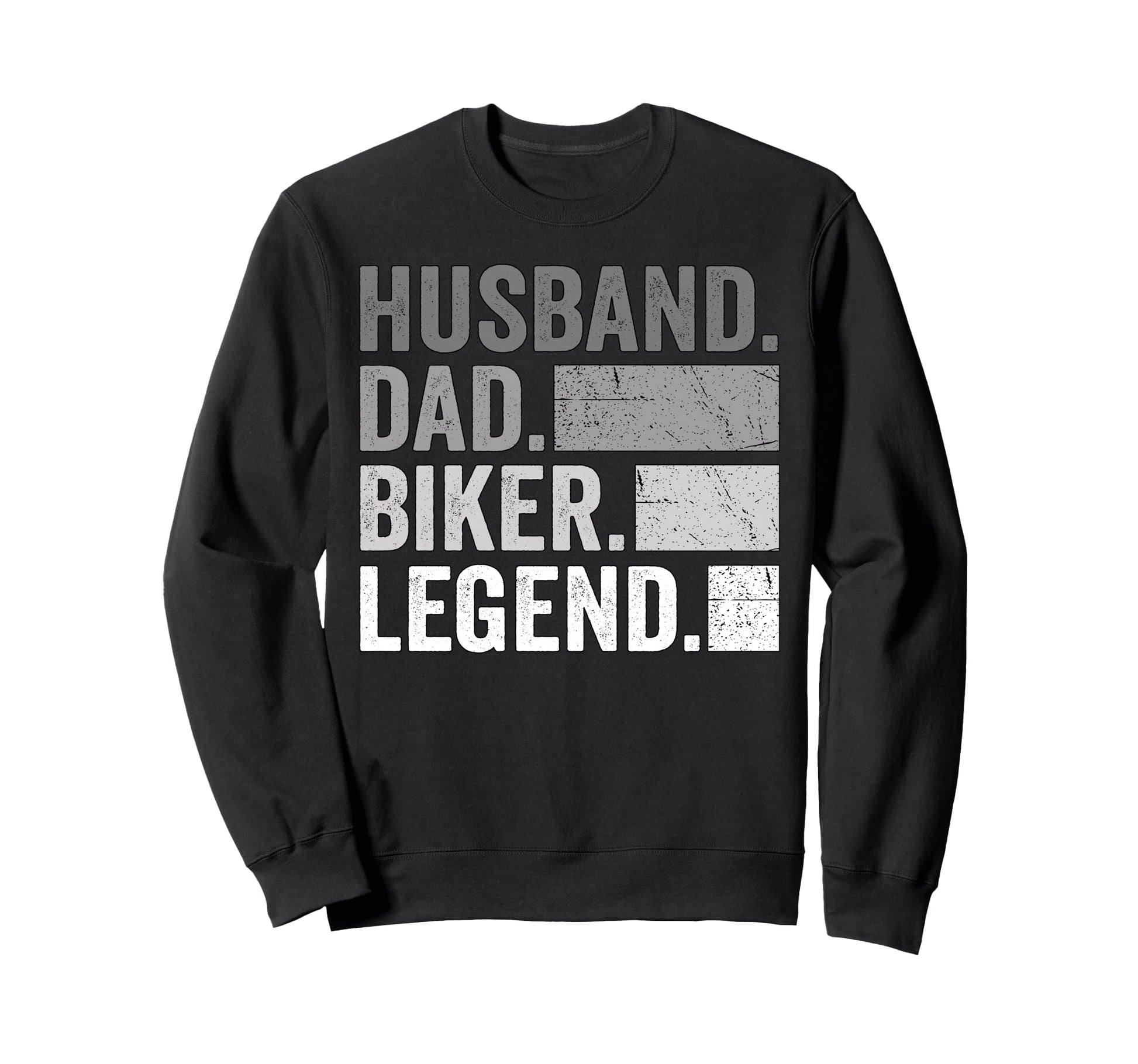 Husband Dad Biker Legend Sweatshirt - Unique Graphic for Adults - T-Shirt, Sweatshirt, Hoodie