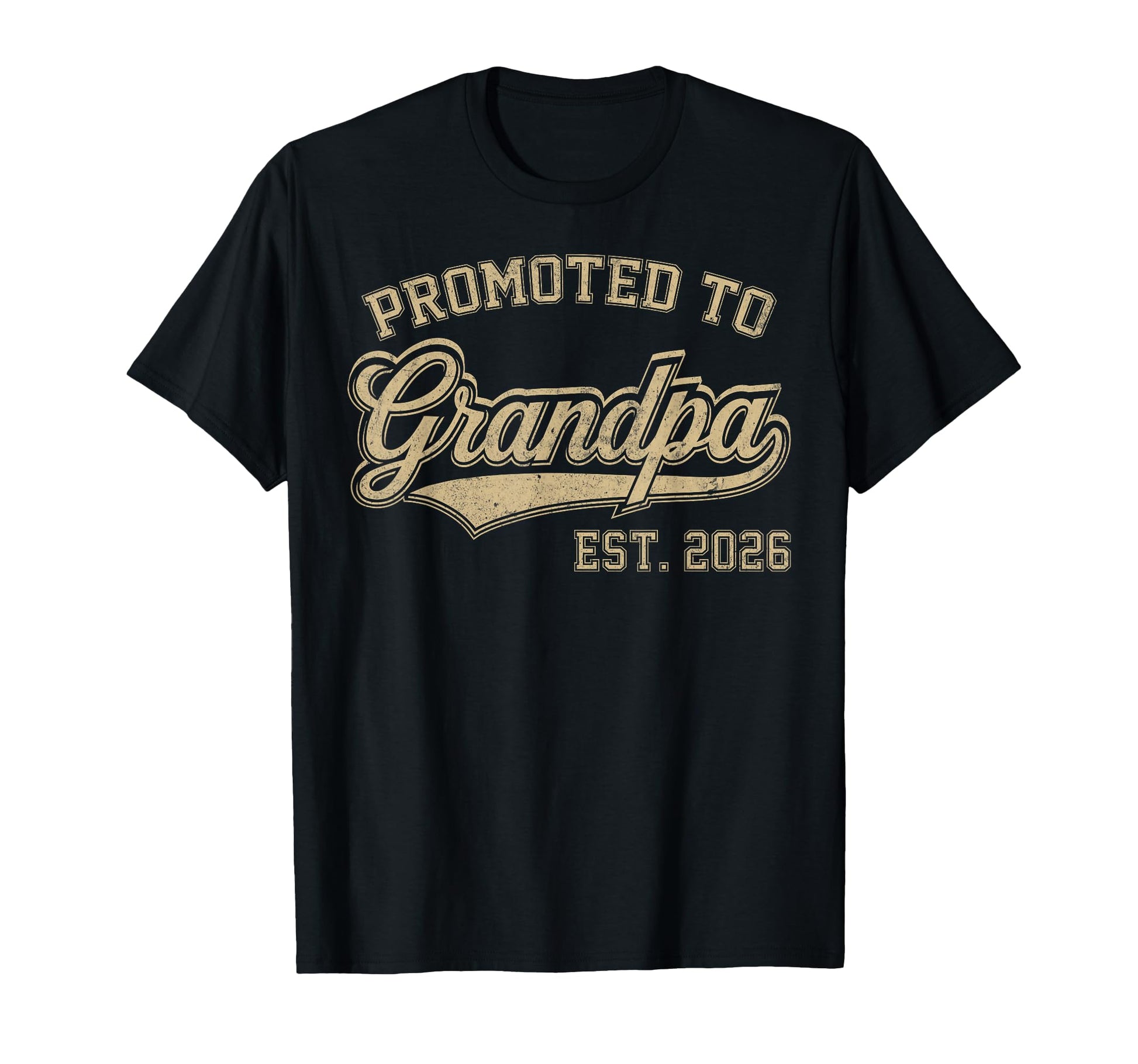 Mens Promoted To Grandpa Est 2026 T-Shirt - Streetwear Style for Adults - T-Shirt, Sweatshirt, Hoodie