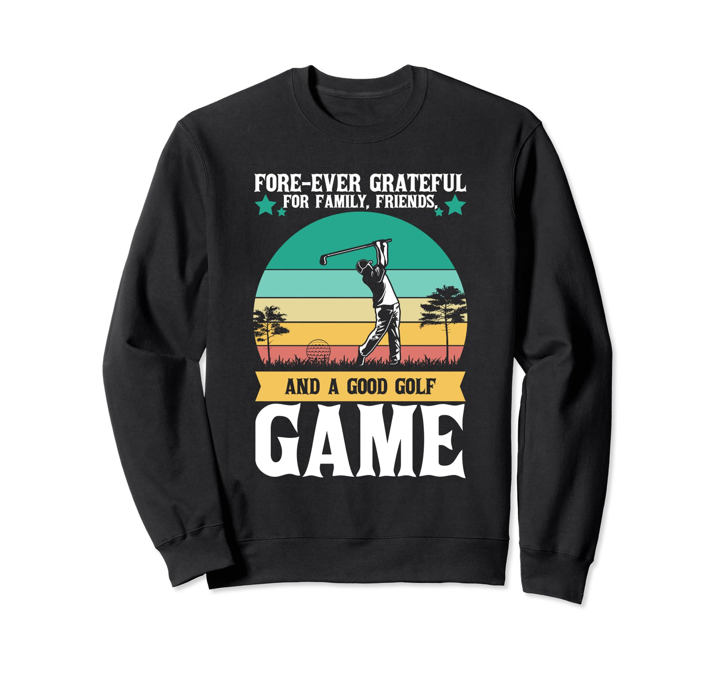 Forever Grateful Family Friends Sweatshirt - Minimalist Print Men Women - T-Shirt, Sweatshirt, Hoodie