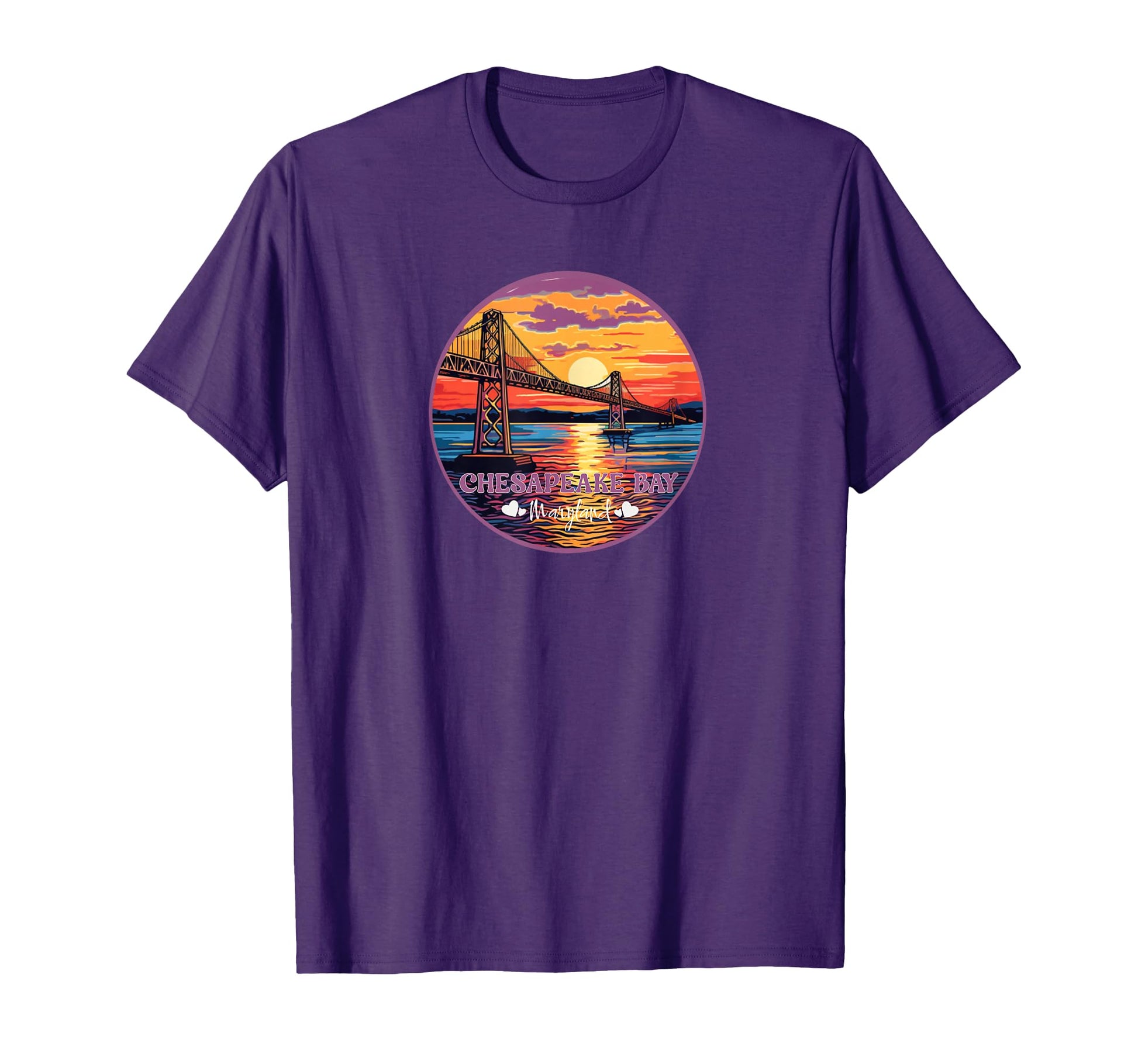 Chesapeake Bay Maryland Famous T-Shirt - Aesthetic Graphic for Adults - T-Shirt, Sweatshirt, Hoodie