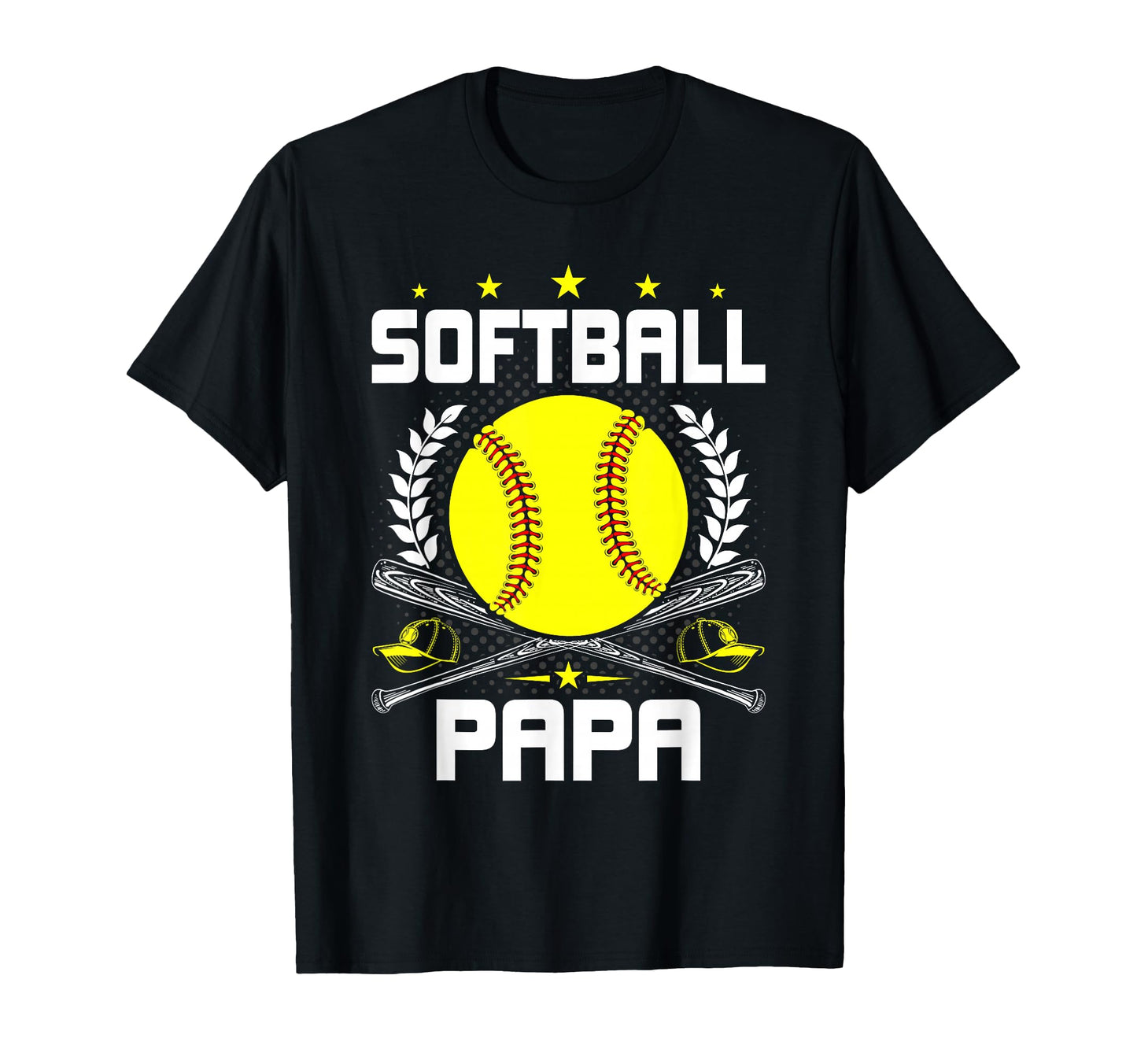 Baseball And Softball Lover Papa Sweatshirt - Fun Novelty Design Men Women - T-Shirt, Sweatshirt, Hoodie