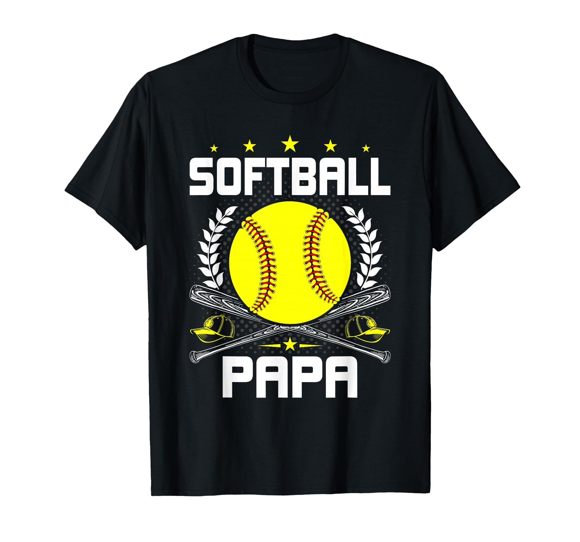 Baseball And Softball Lover Papa Sweatshirt - Fun Novelty Design Men Women - T-Shirt, Sweatshirt, Hoodie