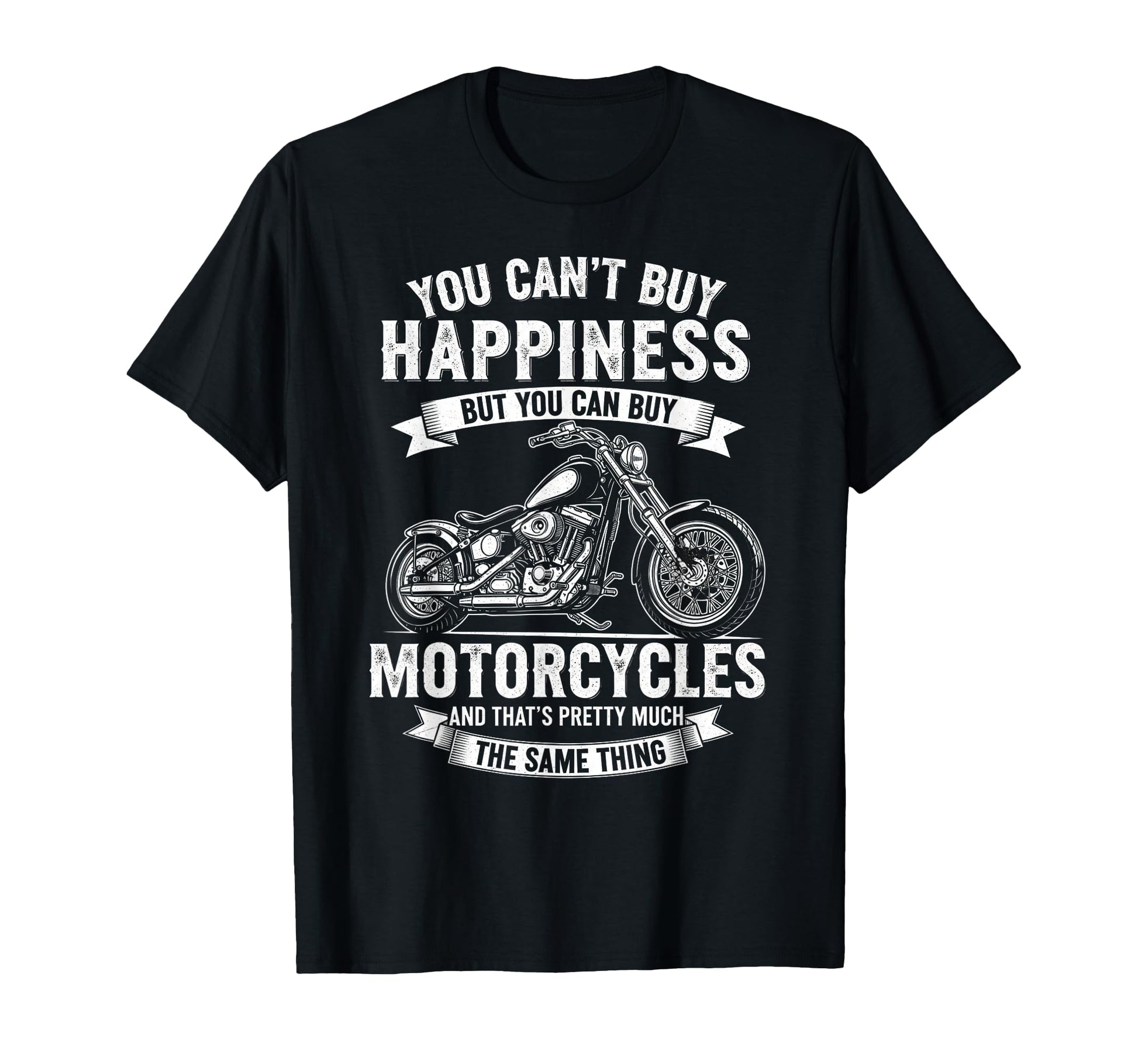 You Cant Buy Happieness Funny T-Shirt - Fun Novelty Design for Adults - T-Shirt, Sweatshirt, Hoodie