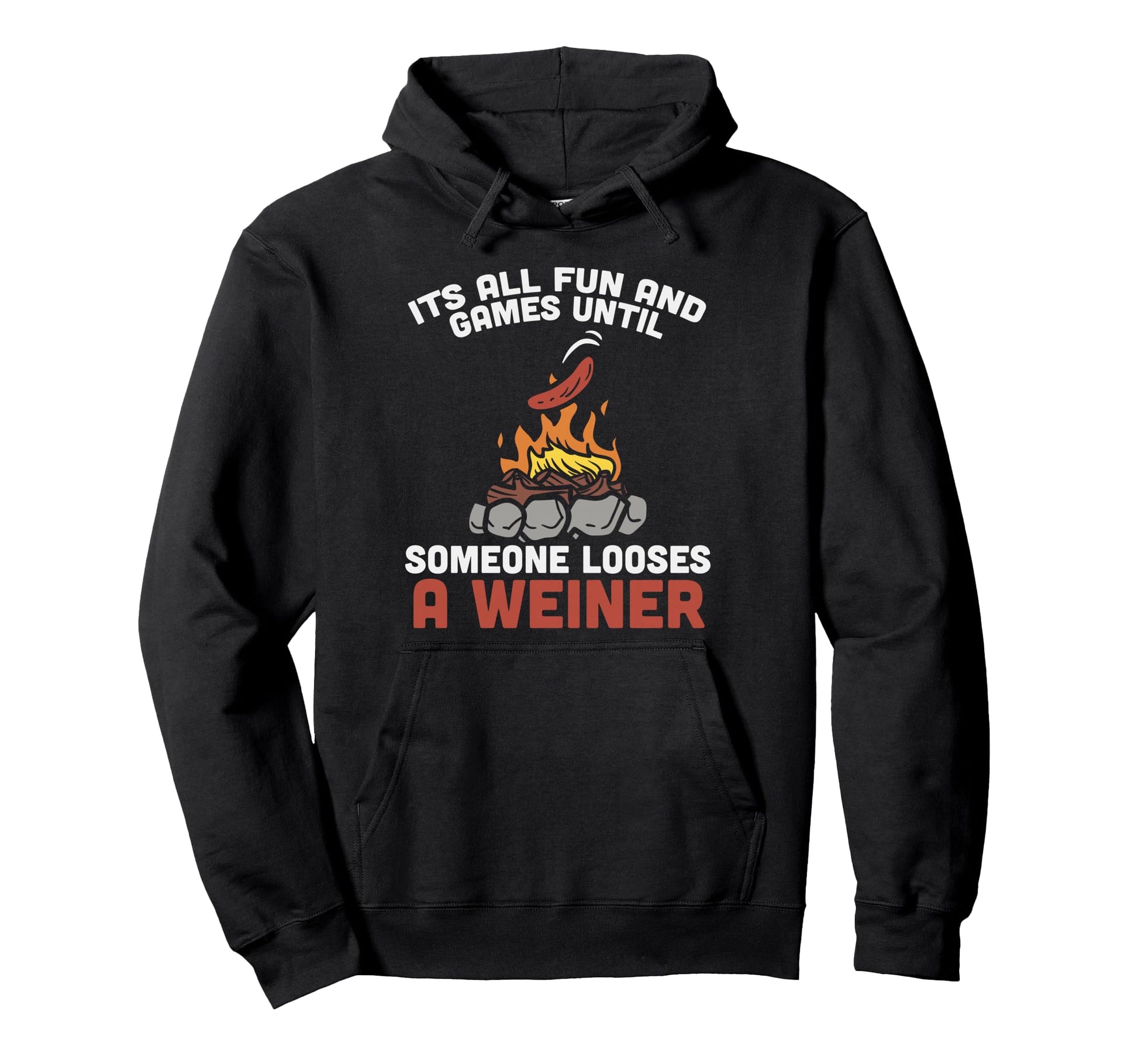 Loses Weiner Summer Camp Camping Gift Hoodie - Unique Graphic Unisex - T-Shirt, Sweatshirt, Hoodie