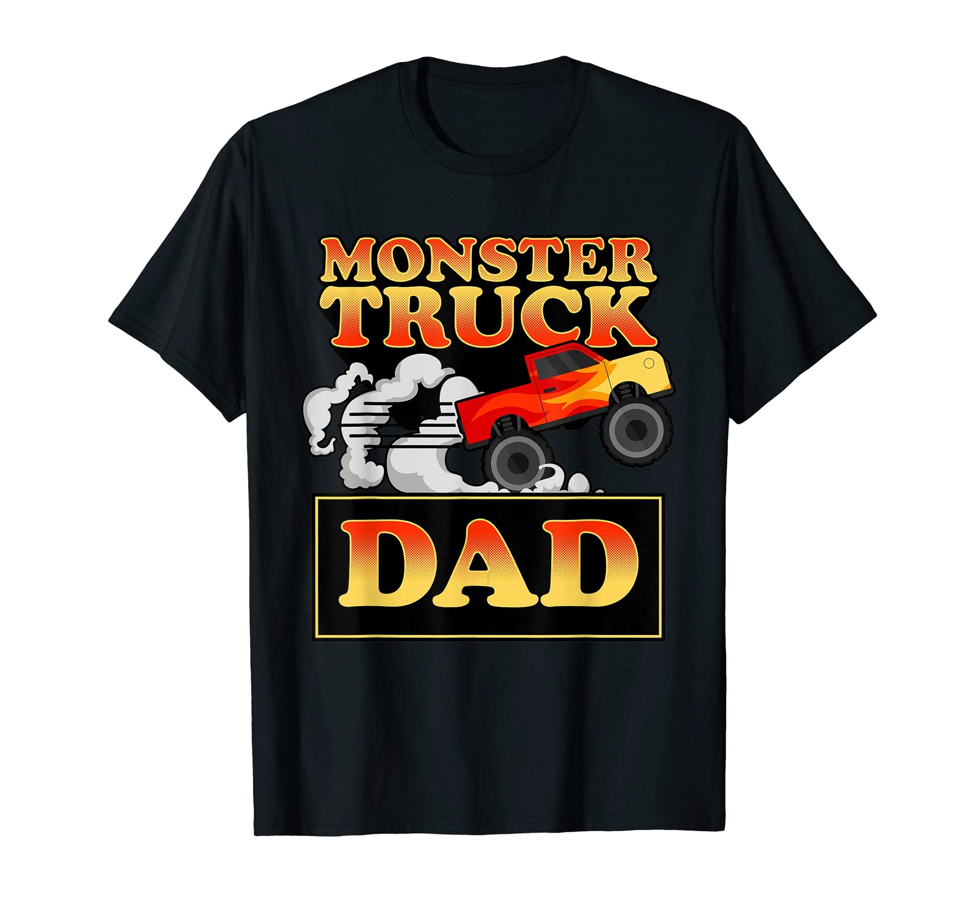 Family Dad Birthday Monster Truck T-Shirt - Fun Novelty Design for Adults - T-Shirt, Sweatshirt, Hoodie