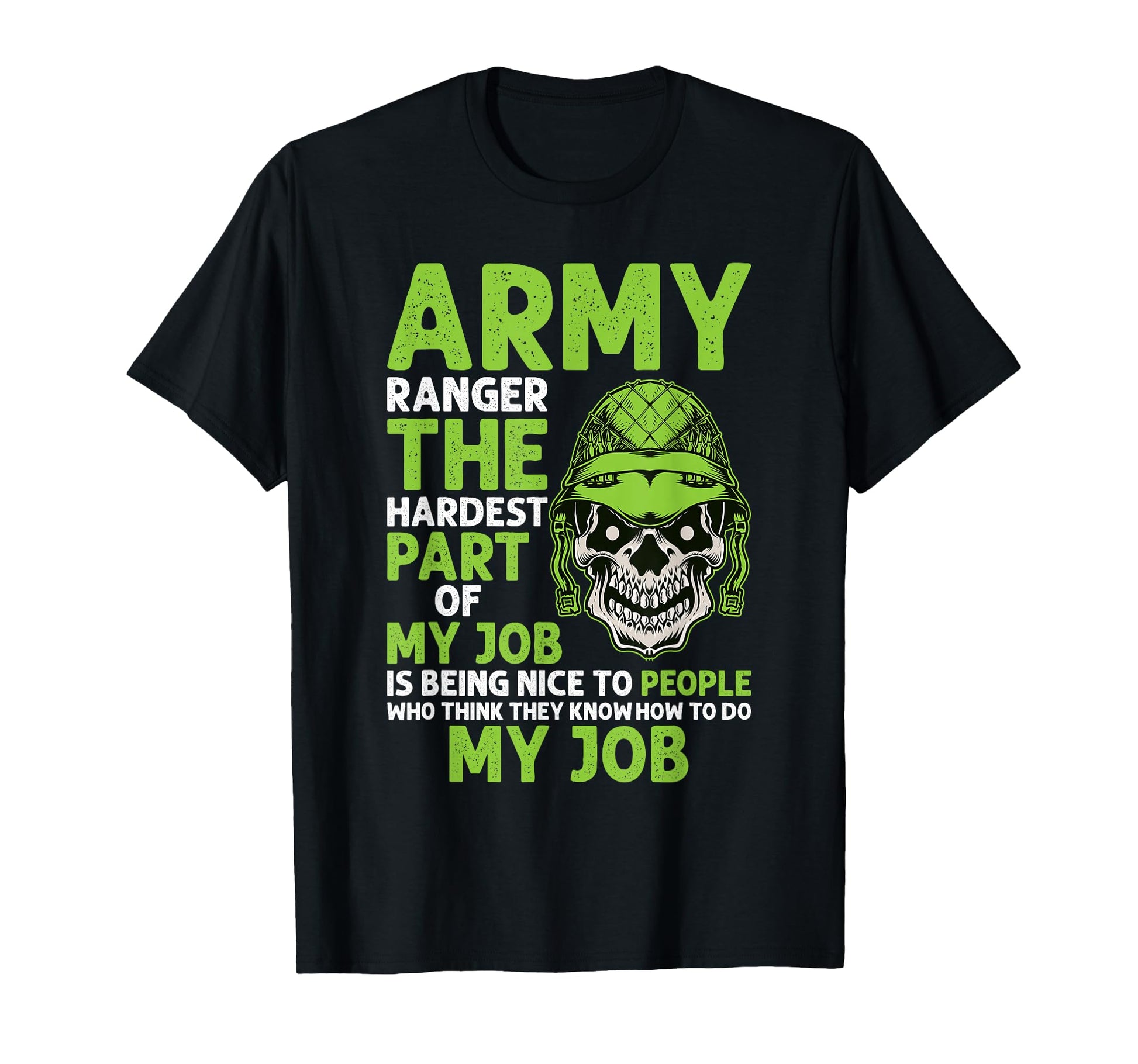 Army Ranger Dad Military Veteran Patriotic T-Shirt - Novelty Apparel Unisex - T-Shirt, Sweatshirt, Hoodie