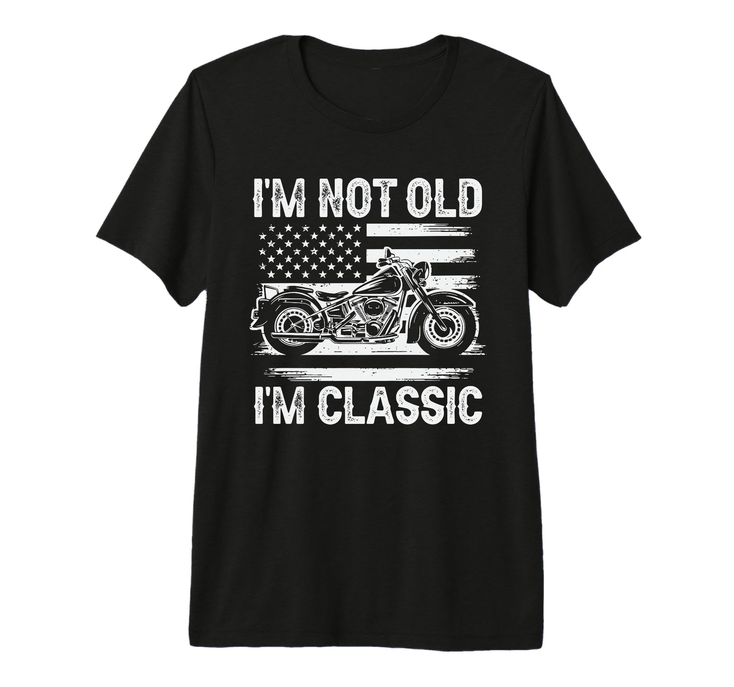 Mens Im Not Old Im Motorcycle Dad T-Shirt - Graphic Print Men Women - T-Shirt, Sweatshirt, Hoodie