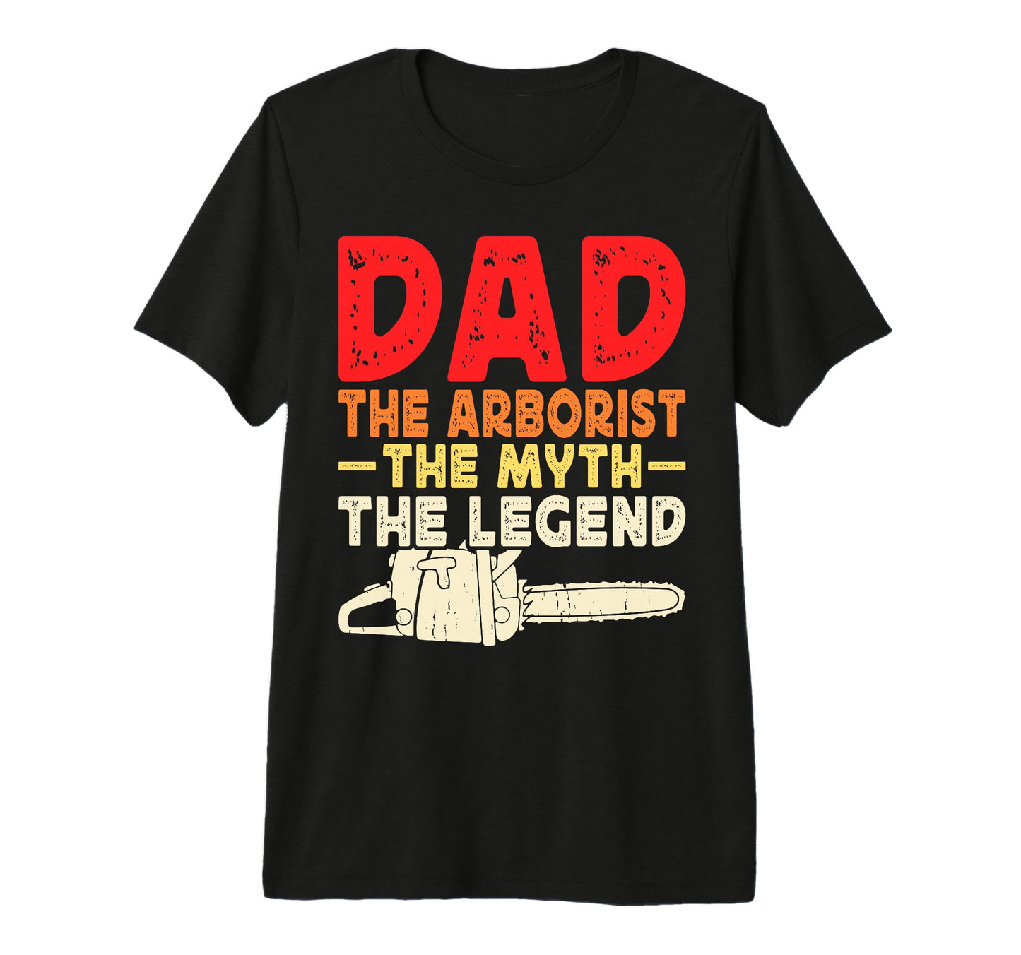 Dad Arborist Myth Legend Tri Blend T-Shirt - Aesthetic Graphic for Adults - T-Shirt, Sweatshirt, Hoodie
