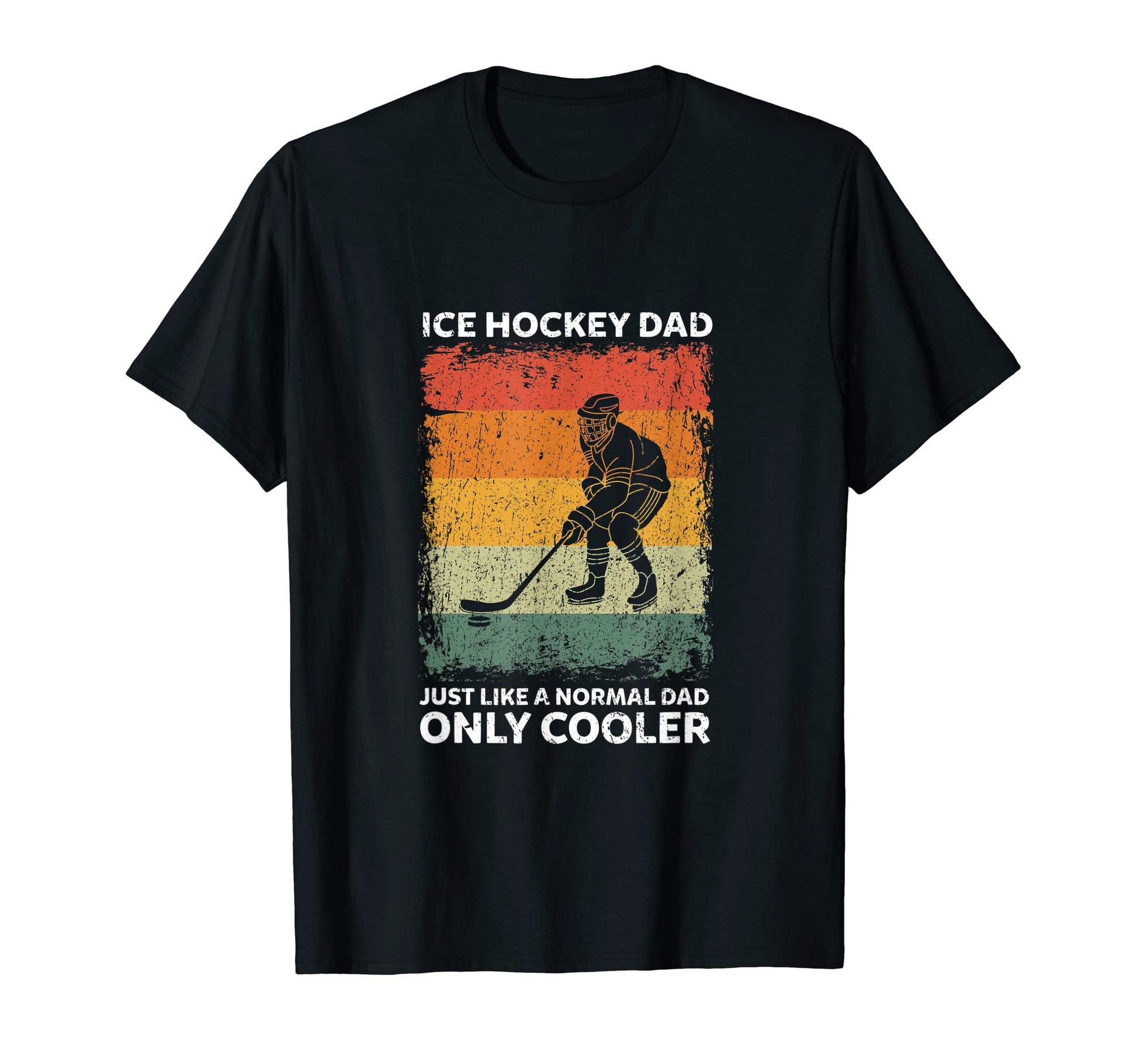 Mens Ice Hockey Dad Like Normal Dad T-Shirt - Unique Graphic Men Women - T-Shirt, Sweatshirt, Hoodie