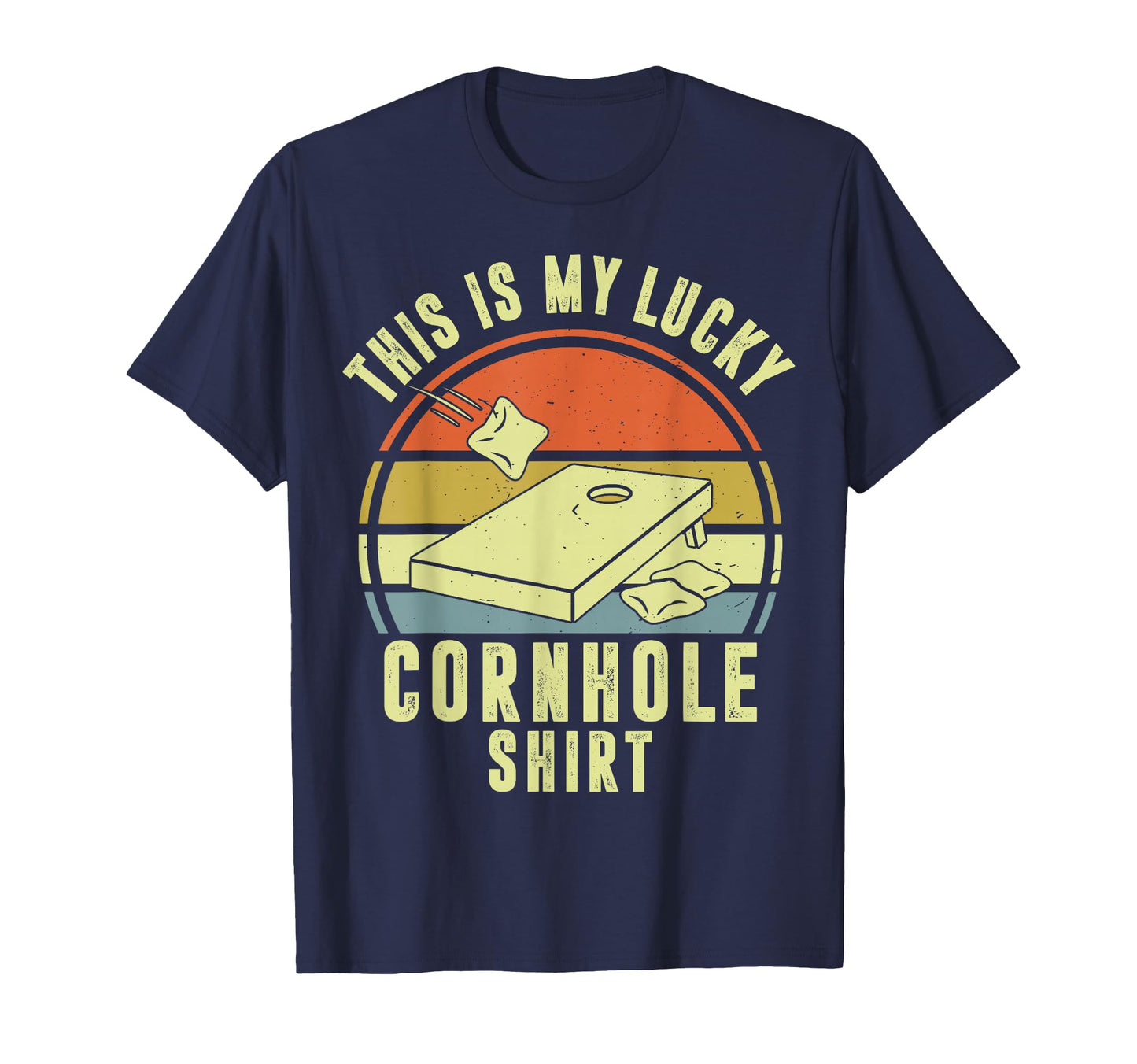 This Is My Lucky Cornhole Daddy Team T-Shirt - Trendy Graphic Men Women - T-Shirt, Sweatshirt, Hoodie