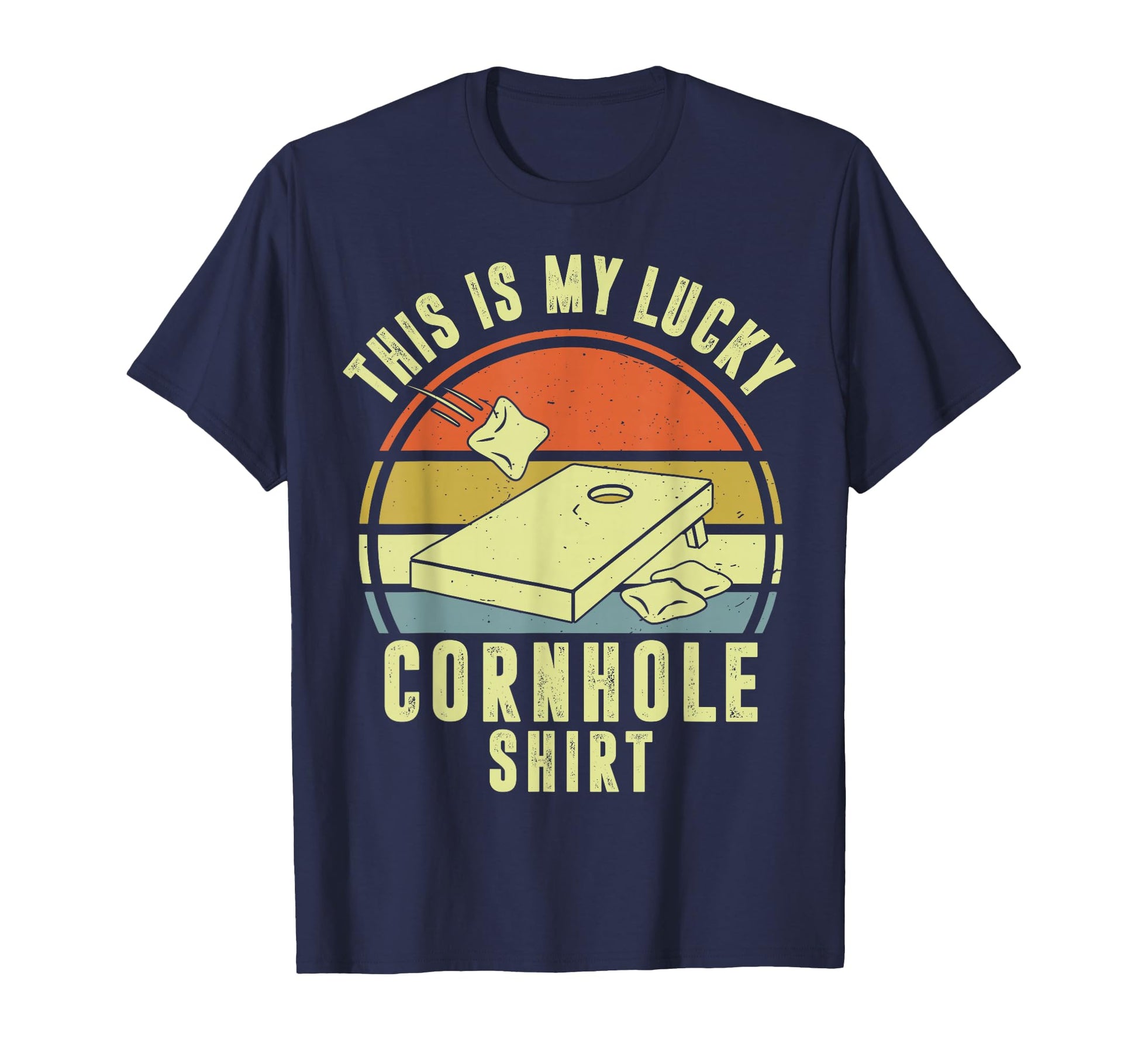 This Is My Lucky Cornhole Daddy Team T-Shirt - Trendy Graphic Men Women - T-Shirt, Sweatshirt, Hoodie