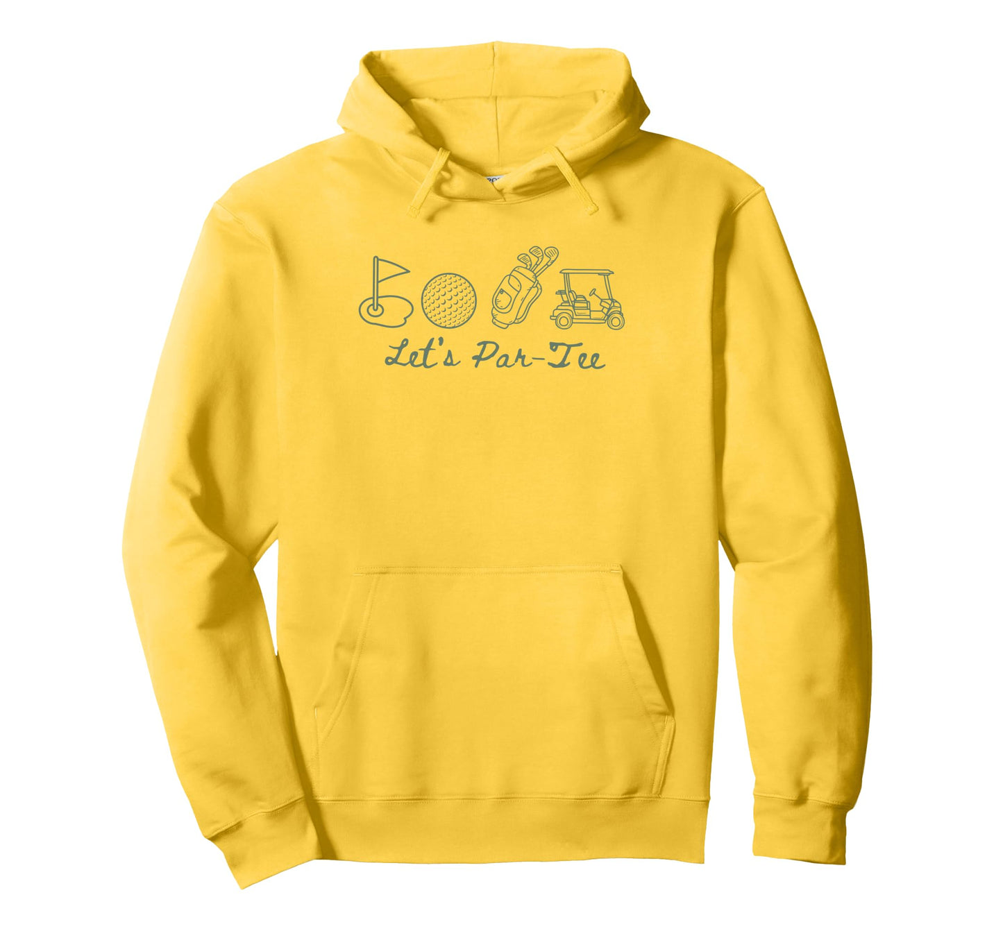 Lets Par Par Golf Par Golf Day Teens Hoodie - Minimalist Print for Adults - T-Shirt, Sweatshirt, Hoodie
