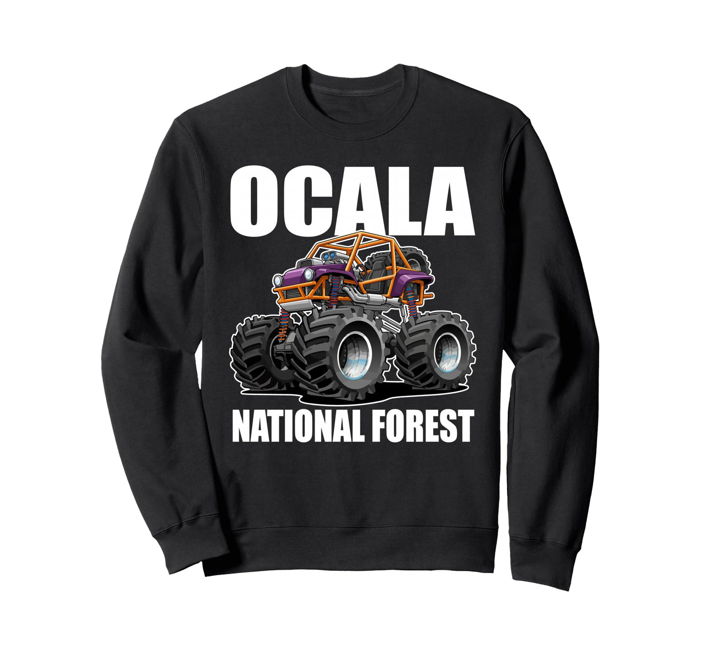 Ocala National Forest Florida 4X4 Sweatshirt - Novelty Apparel Men Women - T-Shirt, Sweatshirt, Hoodie