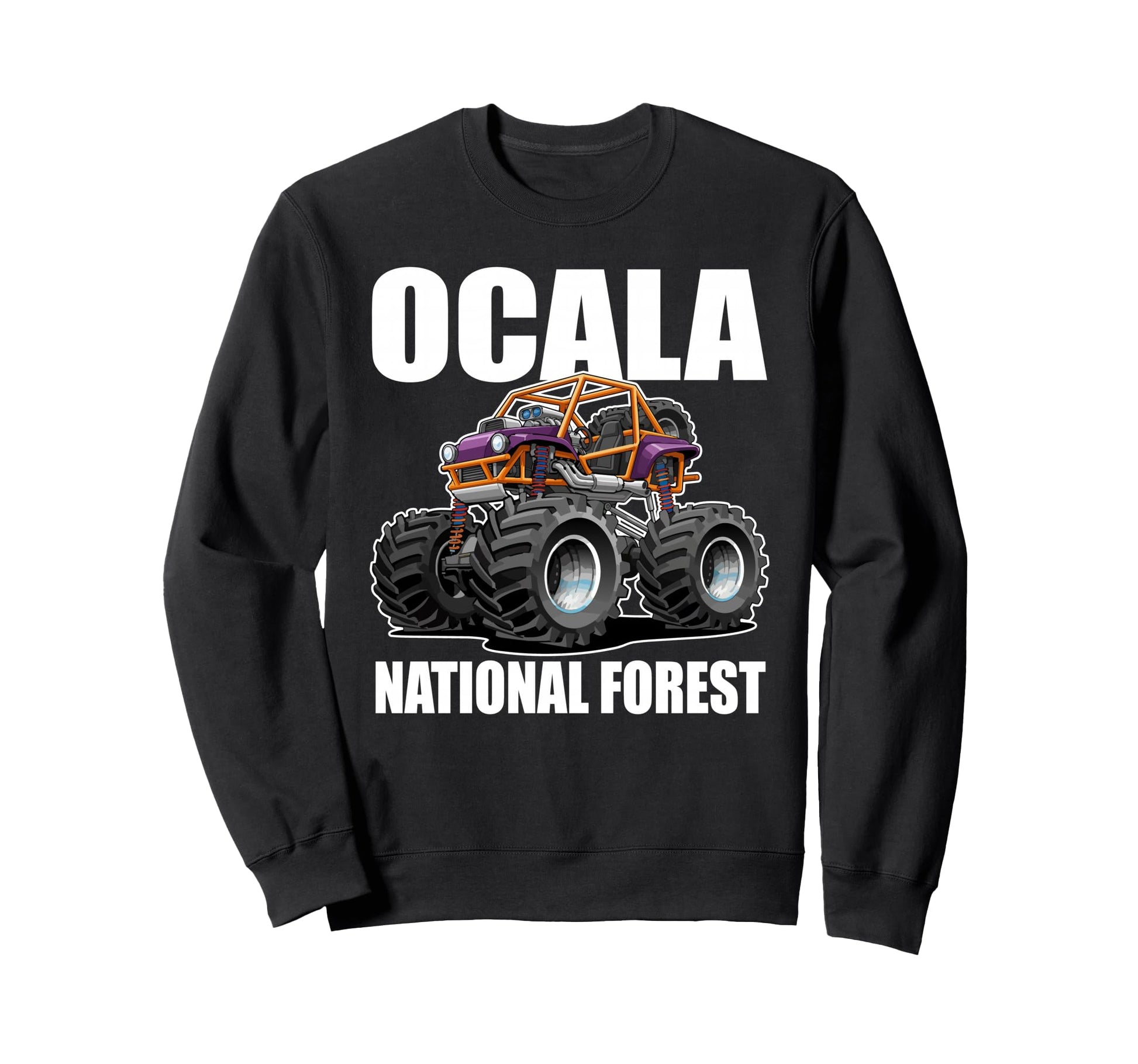 Ocala National Forest Florida 4X4 Sweatshirt - Novelty Apparel Men Women - T-Shirt, Sweatshirt, Hoodie