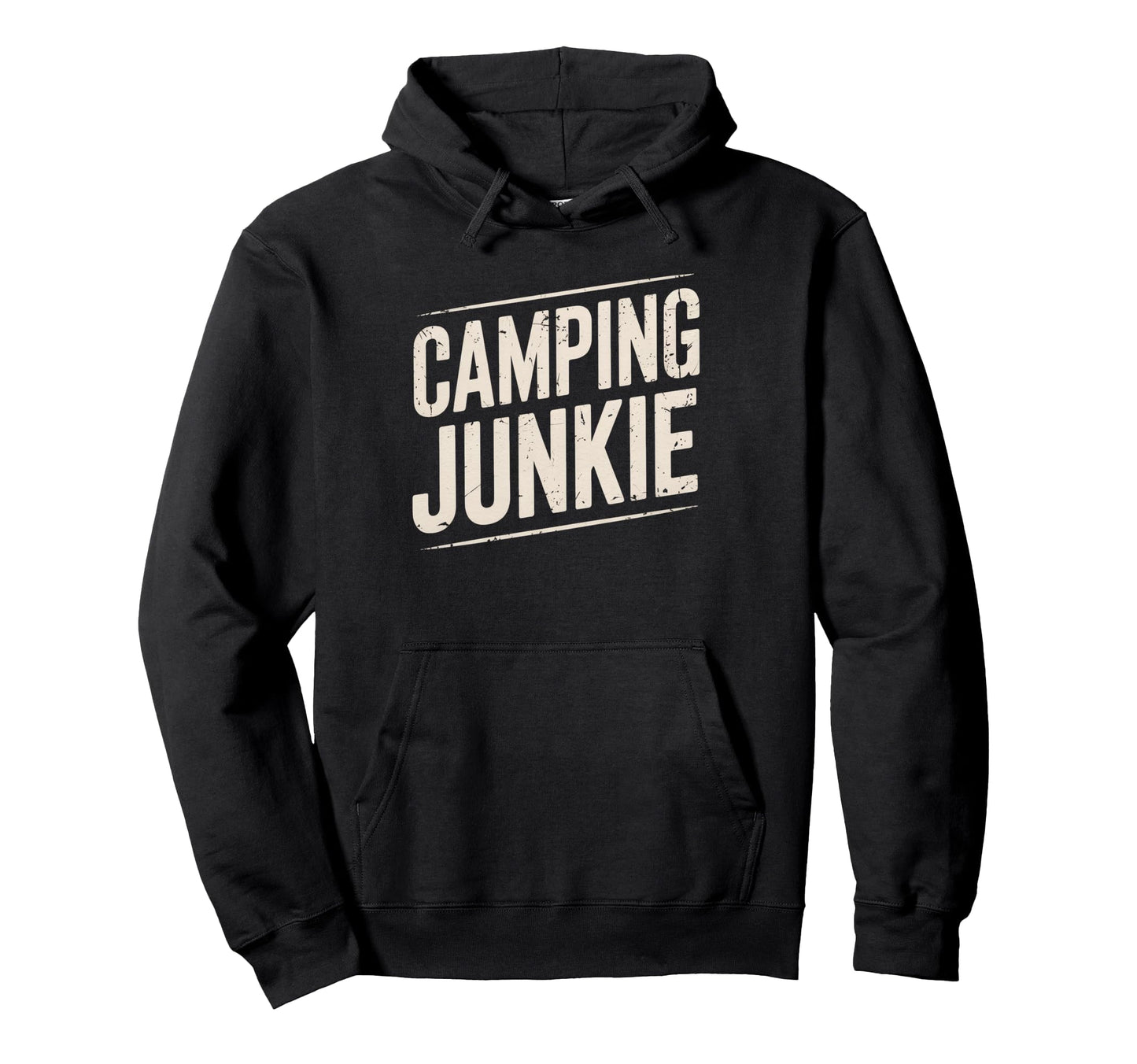Funny Camping Junkie Outdoor Adventure Hoodie - Trendy Graphic Men Women - T-Shirt, Sweatshirt, Hoodie