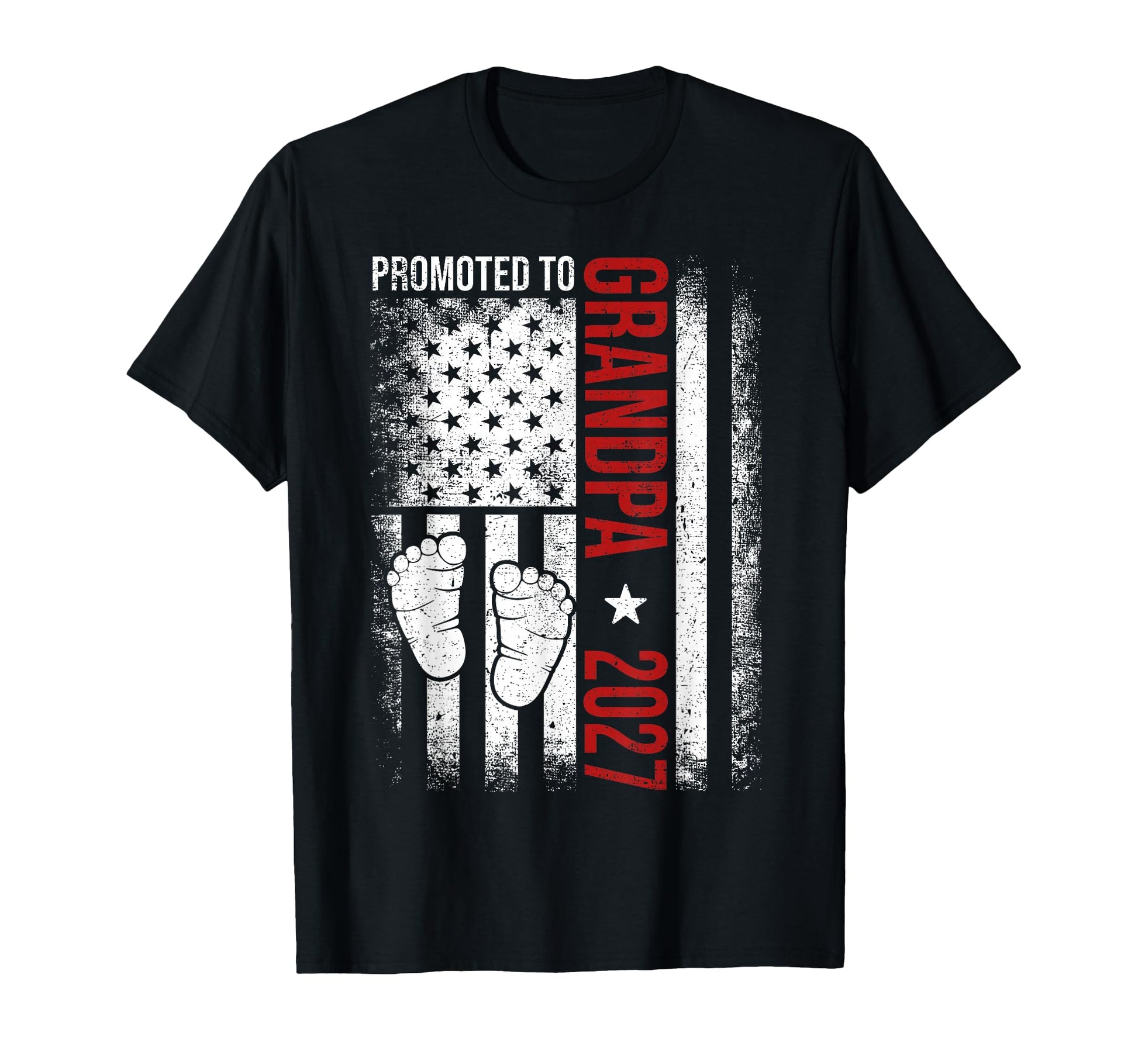 Promoted To Grandpa 2027 Funny New T-Shirt - Aesthetic Graphic Unisex - T-Shirt, Sweatshirt, Hoodie