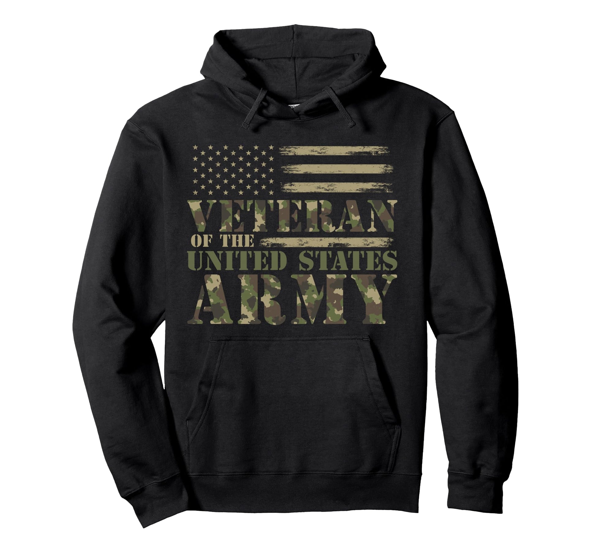 Veteran United States Army Camouflage Us Hoodie - Trendy Graphic Unisex - T-Shirt, Sweatshirt, Hoodie