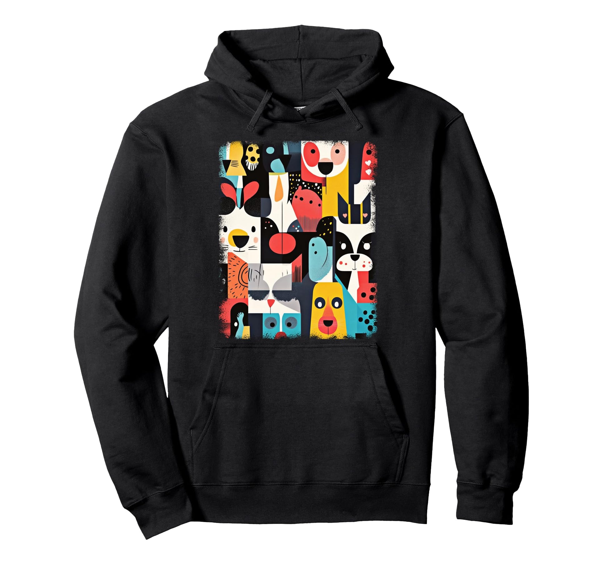 Mid Century Modern Dogs 50S 60S Hoodie - Minimalist Print Men Women - T-Shirt, Sweatshirt, Hoodie