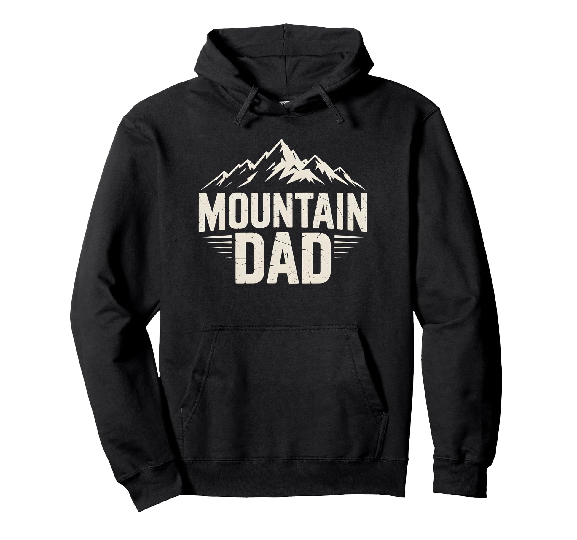 Mountain Dad Outdoor Adventure Hiking Hoodie - Minimalist Print for Adults - T-Shirt, Sweatshirt, Hoodie