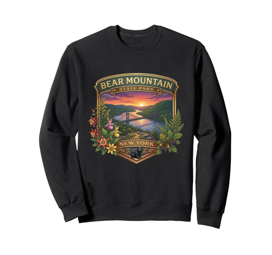 Bear Mountain State Park New York Sweatshirt - Streetwear Style for Adults - T-Shirt, Sweatshirt, Hoodie