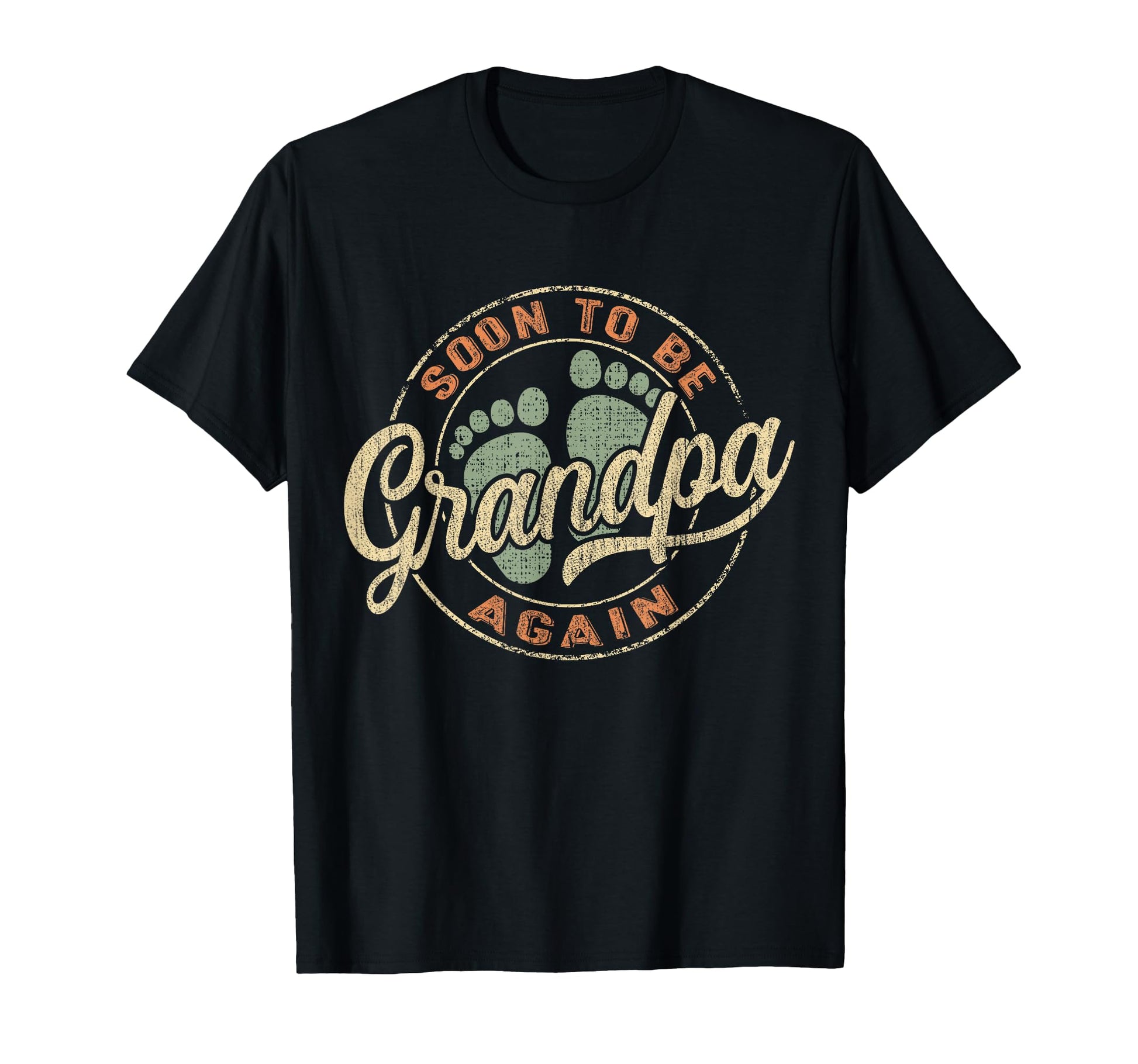 Soon To Be Grandpa Again Expecting T-Shirt - Unique Graphic Men Women - T-Shirt, Sweatshirt, Hoodie