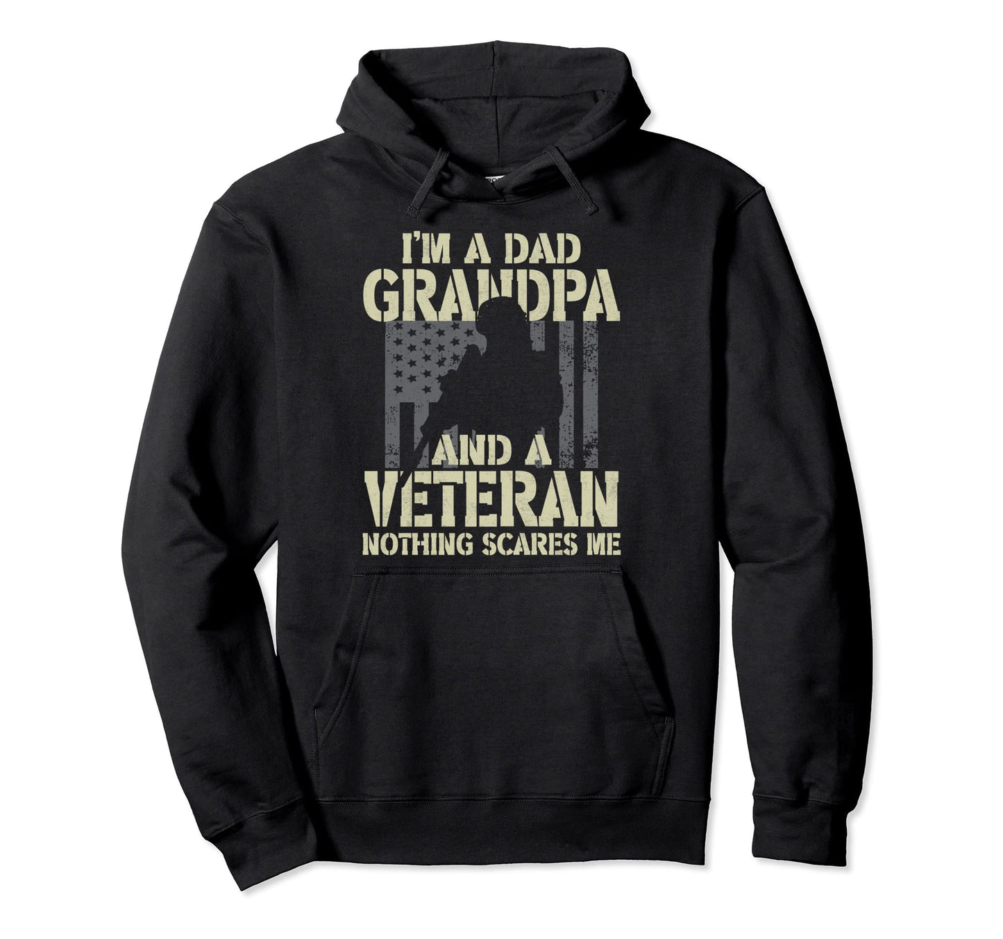 Im Dad Grandpa And Veteran Fathers Day Hoodie - Aesthetic Graphic Unisex - T-Shirt, Sweatshirt, Hoodie