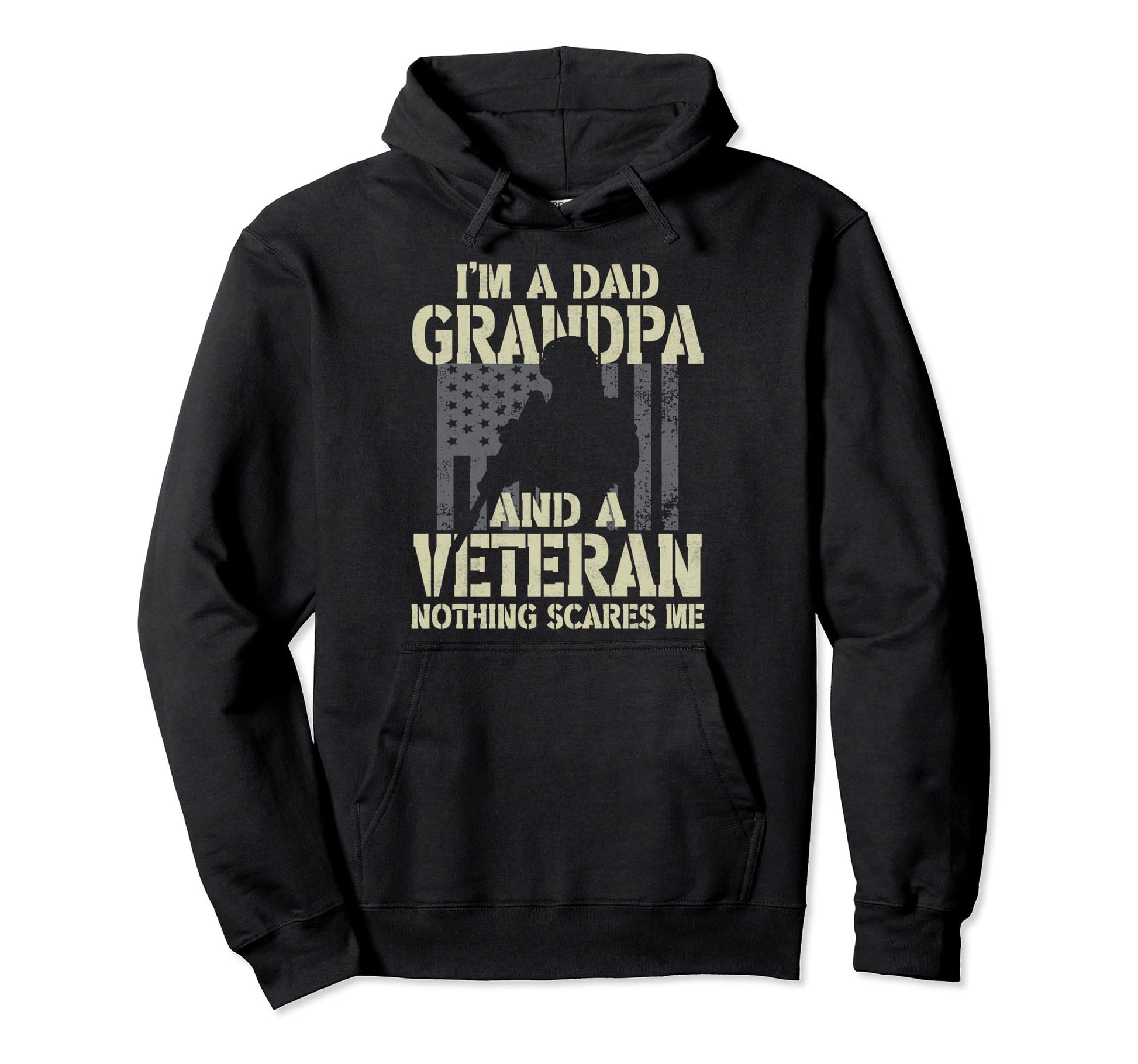 Im Dad Grandpa And Veteran Fathers Day Hoodie - Aesthetic Graphic Unisex - T-Shirt, Sweatshirt, Hoodie